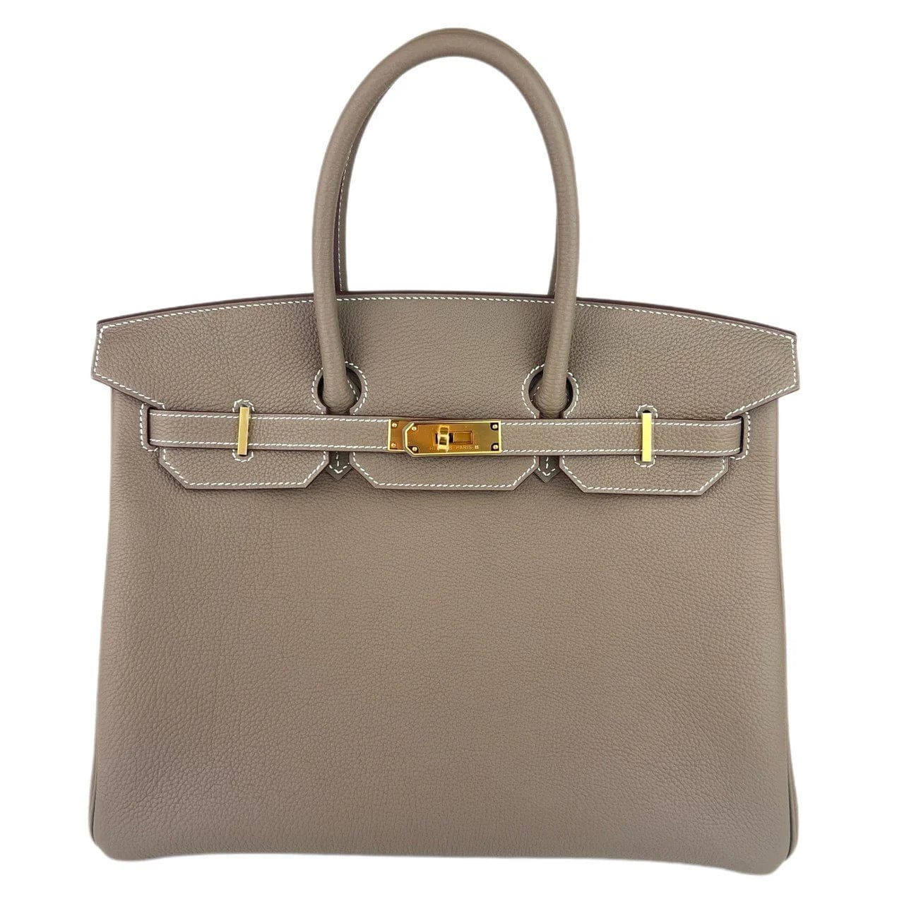 Hermès Hermes Birkin 35 Etoupe Togo GHW #W SKCB-107517