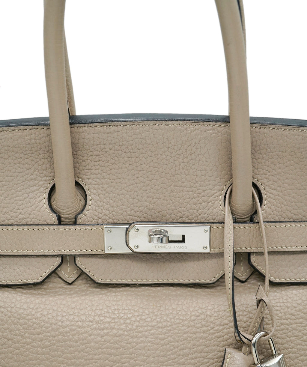 Hermes Gris Tourterelle Clemence Birkin 35 PHW – LuxuryPromise