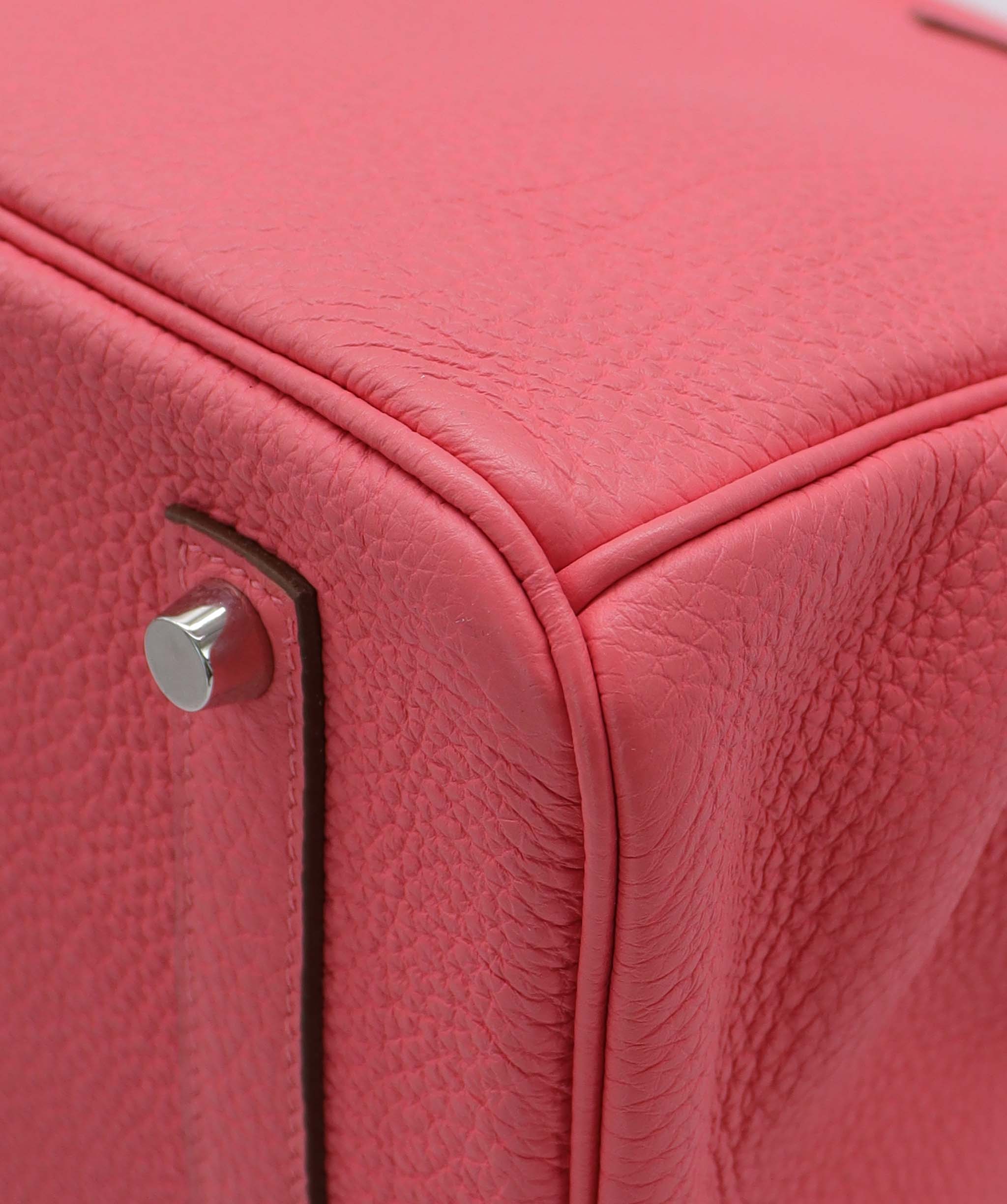Hermès Hermes Birkin 35 Rose Lipstick Togo PHW AGC3534