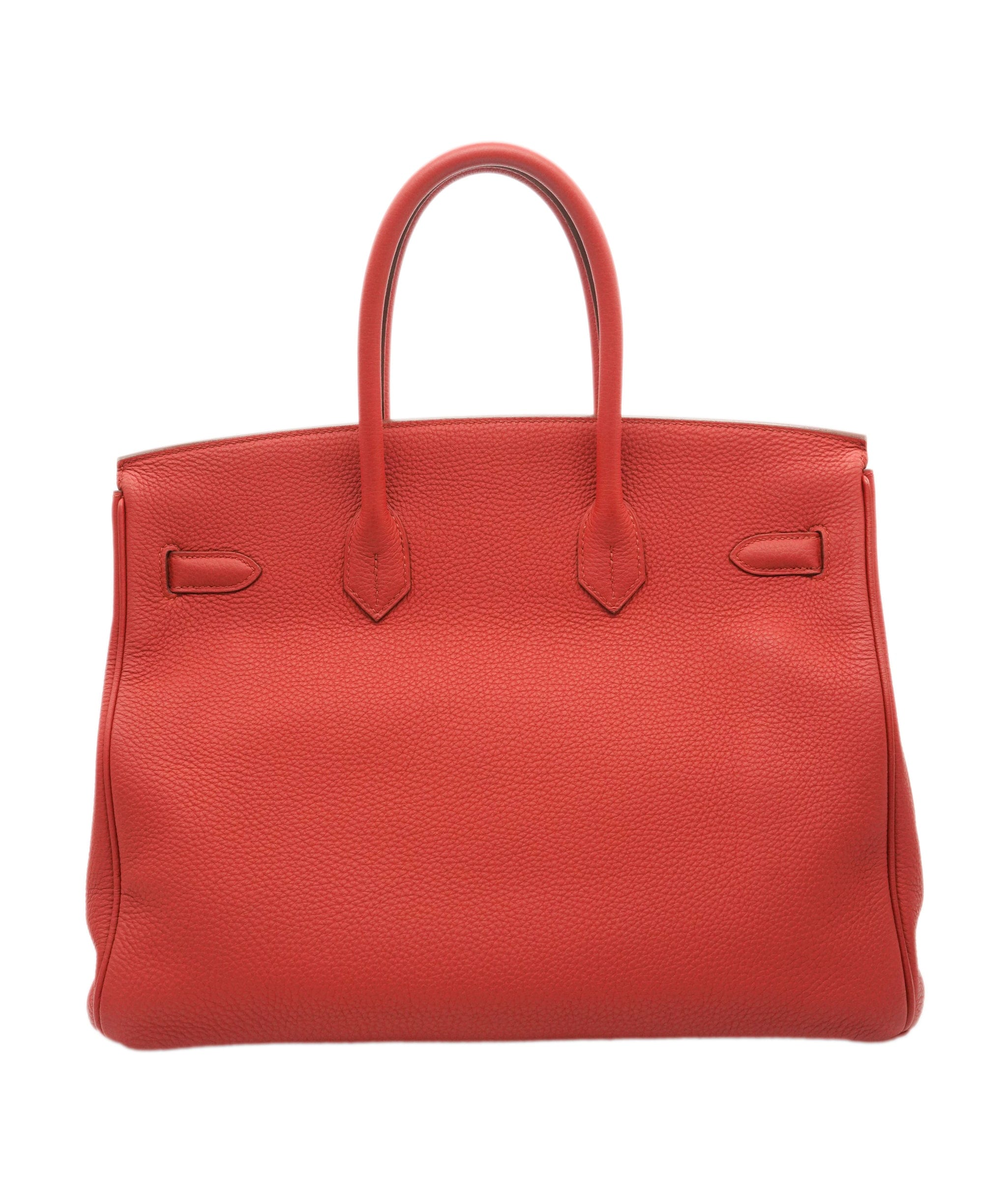 Hermès HERMES BIRKIN 35 ROUGE CASAQUE TOGO HAND BAG □R 90234624 DBXS0654