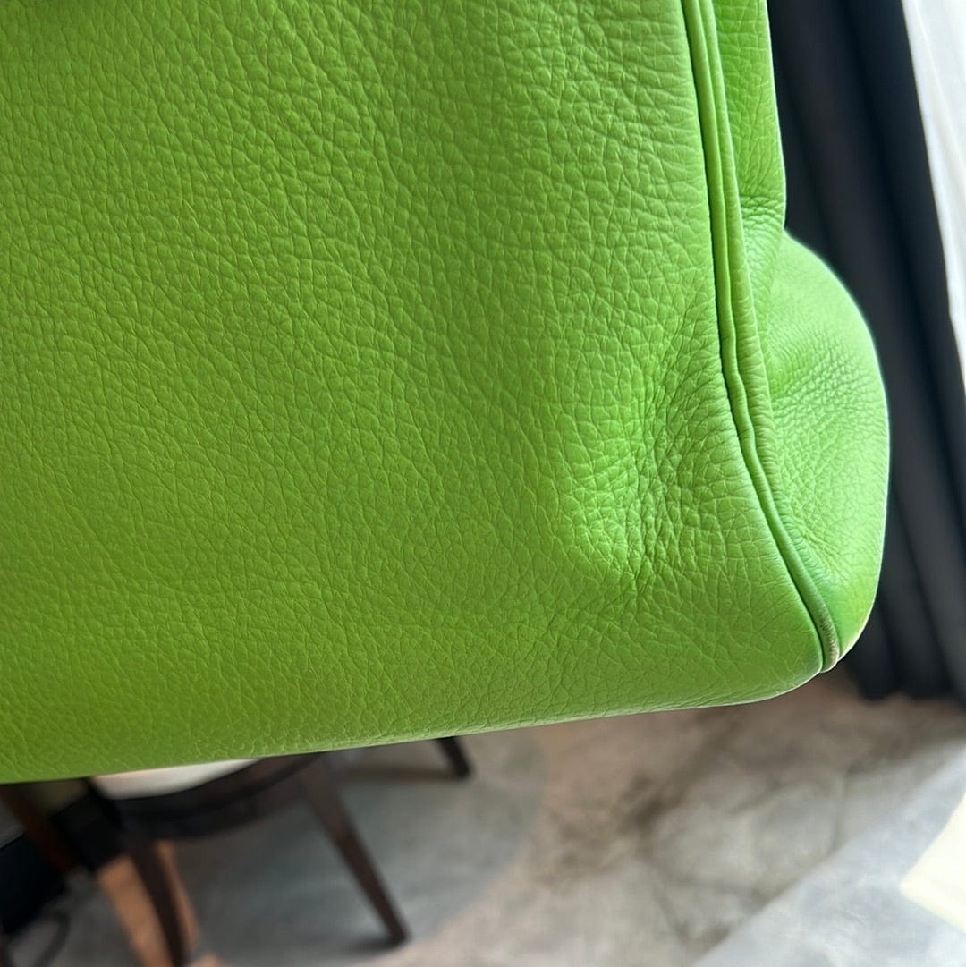 Hermès Hermès Birkin 35 Vert Cru Clemence PHW #G ASC4919