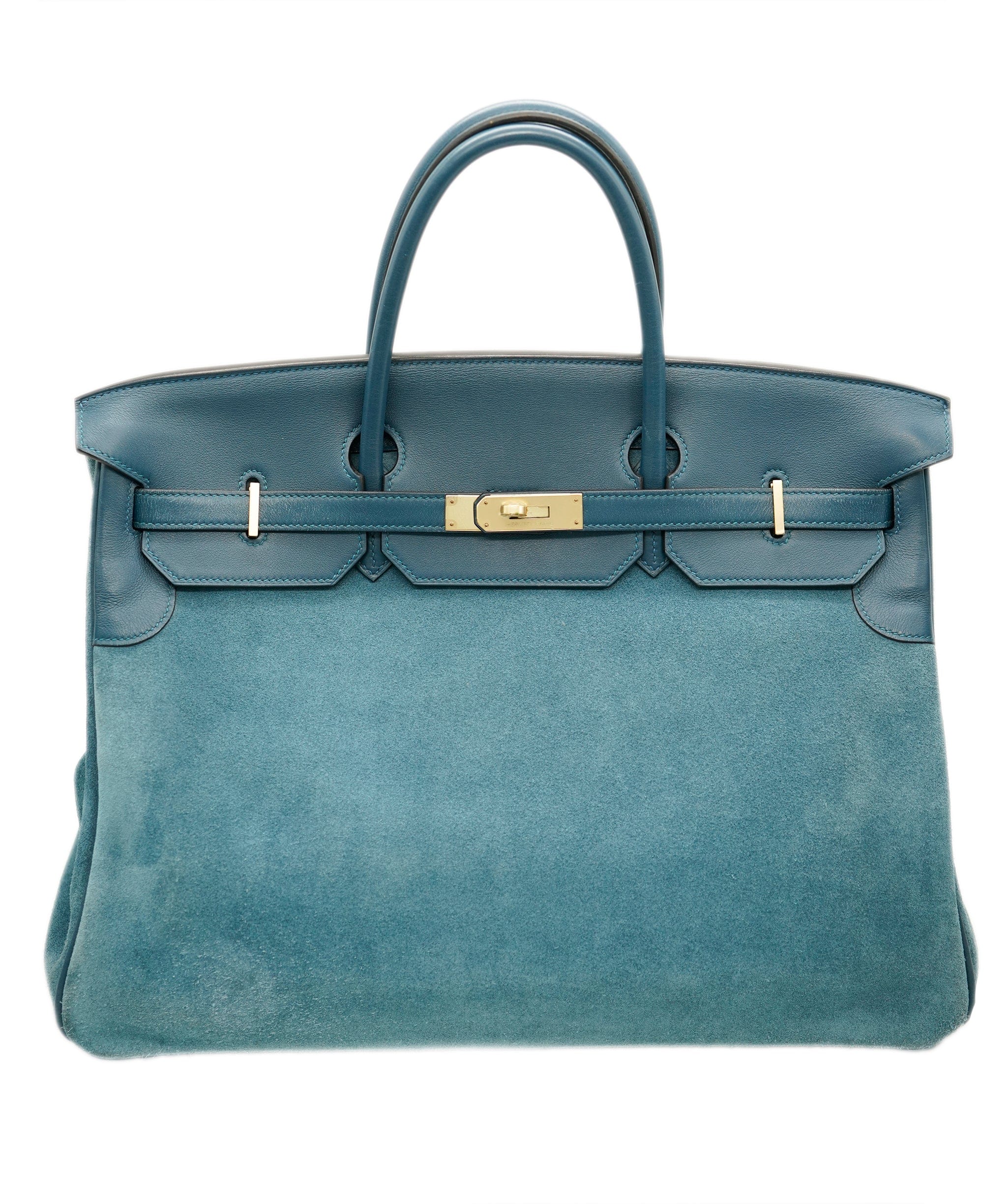 Hermès Hermes Birkin 40 Doblis Blue Thalassa PHW  AVL1476