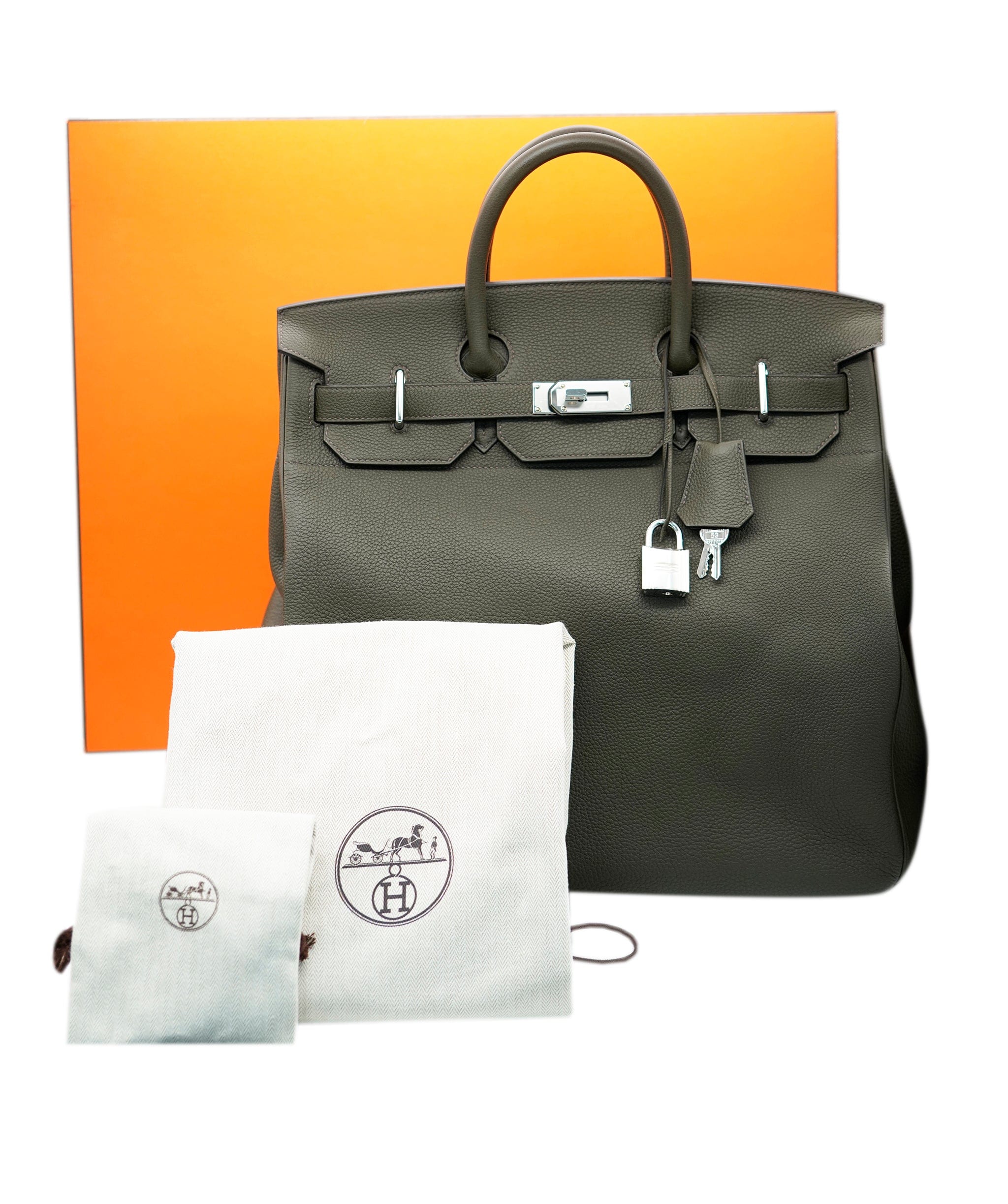 Hermès Hermès Birkin HAC 40 Vert De Gris PHW - AJC0837