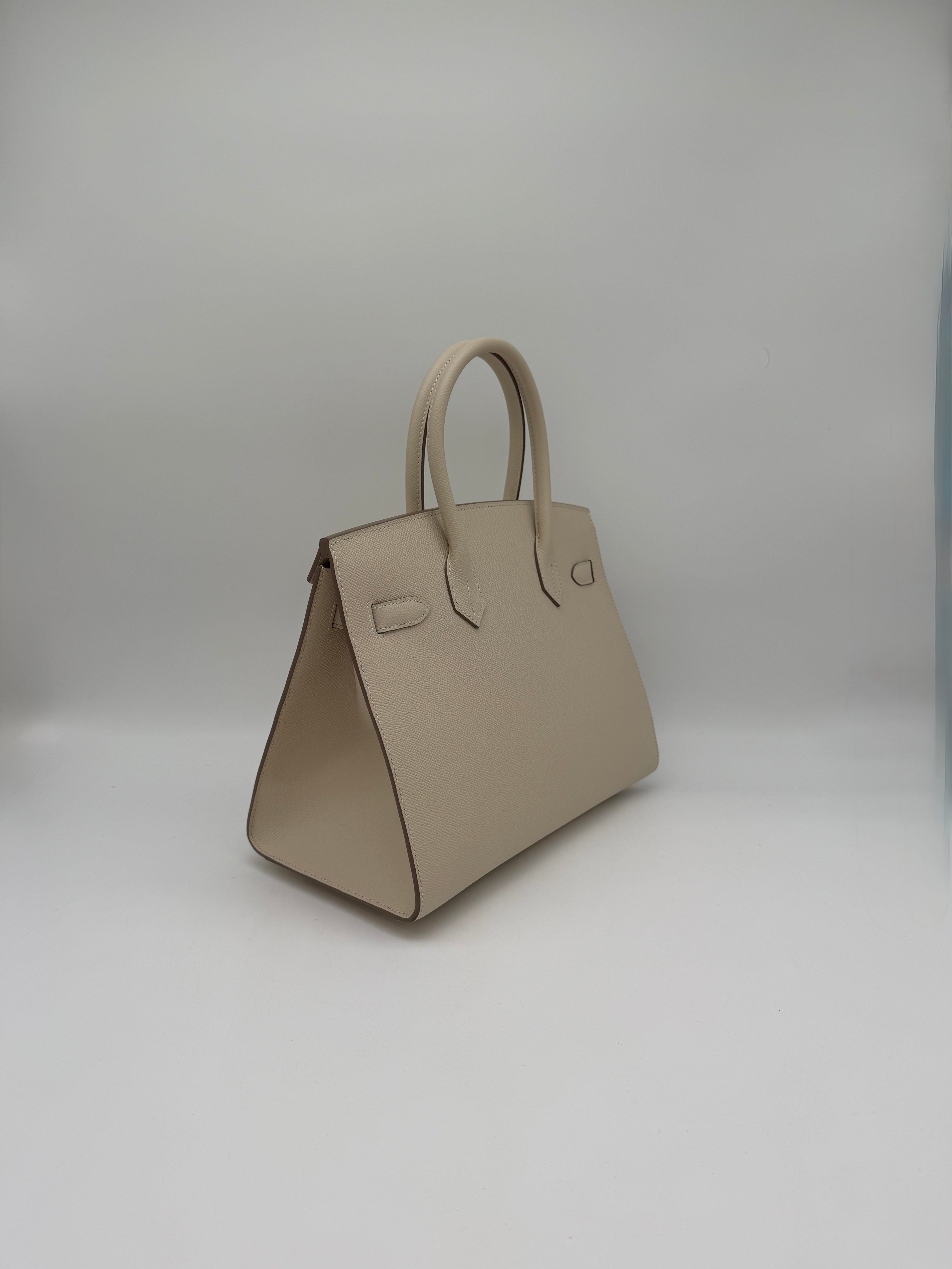 Hermès Hermès Birkin Sellier 30 Craie Epsom Gold Hardware