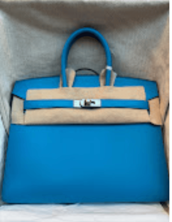 Hermès Hermes  Birkin25 blue frida PHW y epsom ALTC0600