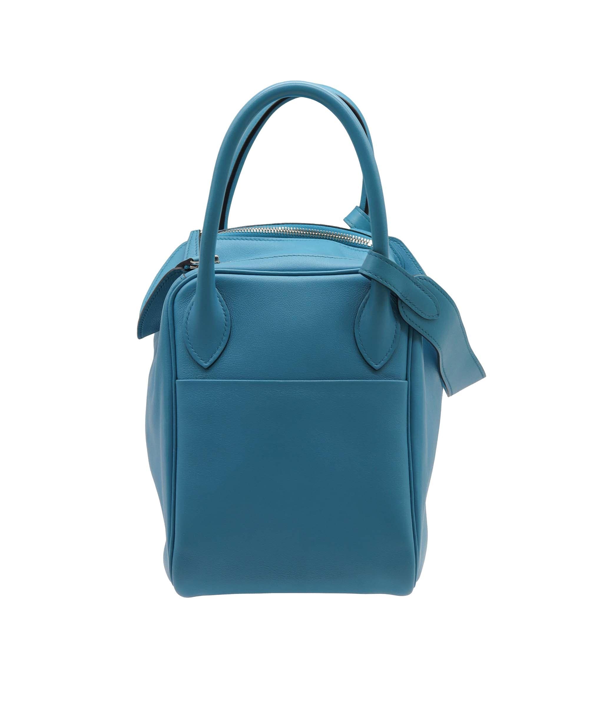 Hermès Hermes Blue turquoise swift Lindy 30 PHW DXBS1526