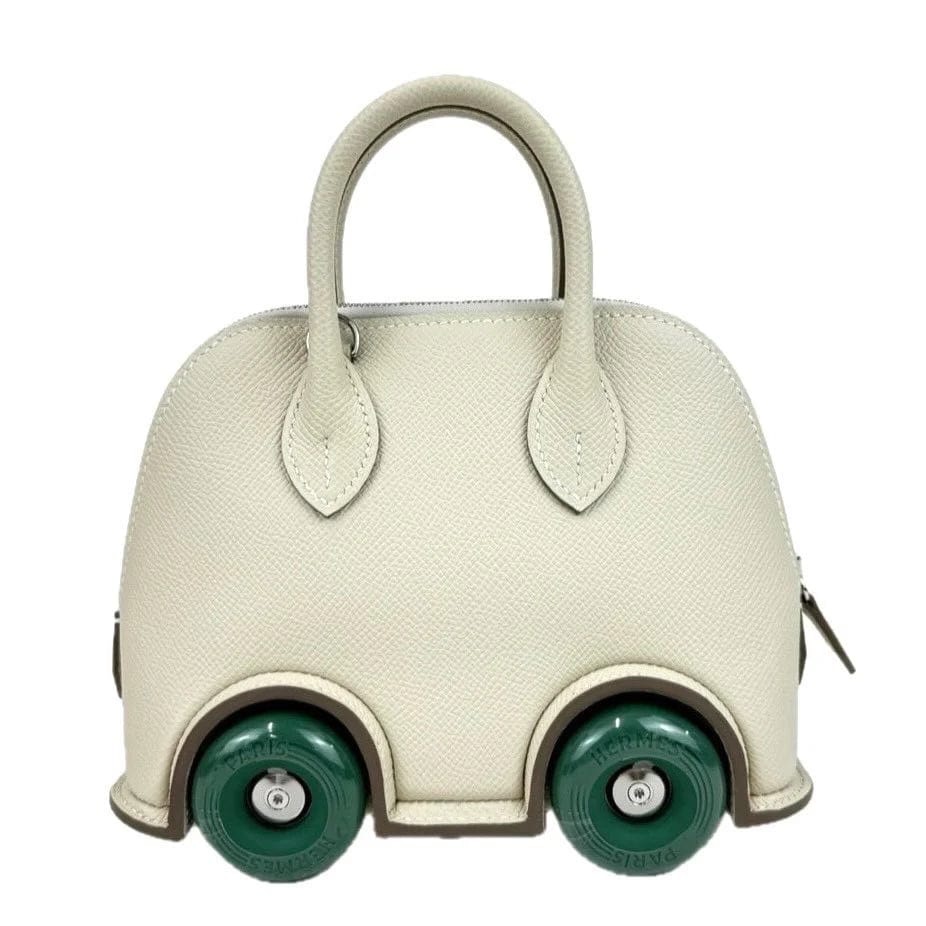 Hermès Hermes Bolide on Wheels Craie Epsom PHW #B SKCB-113024