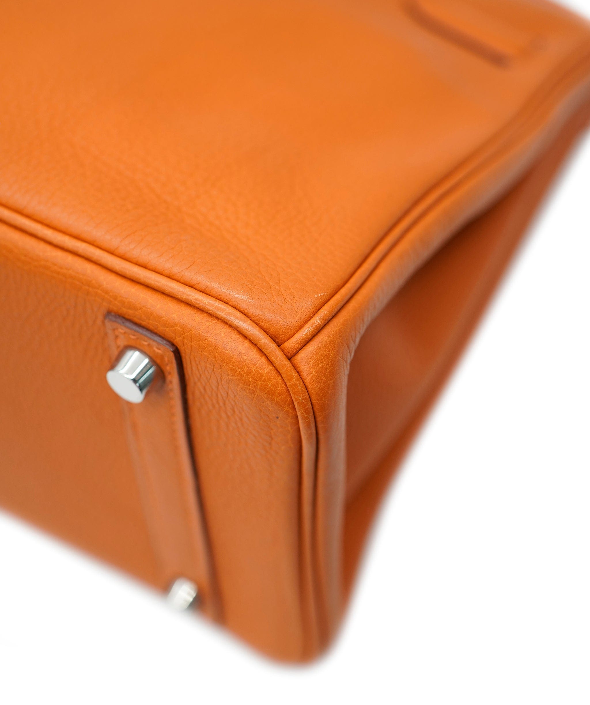 Hermès Hermes Clemence Birkin 30 Feu with PHW ALC1907