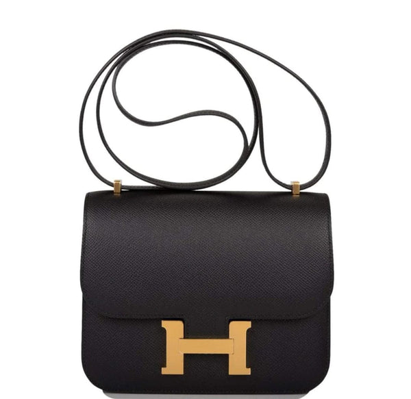 Hermès Hermes Constance 18 Black Epsom GHW #B SKCB-086546