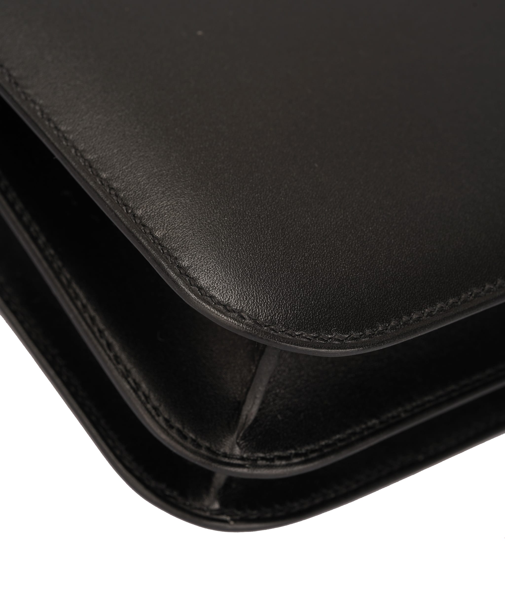 Hermes Hermès Constance 18 Black Leather Bag with Lizard H ALTC1017