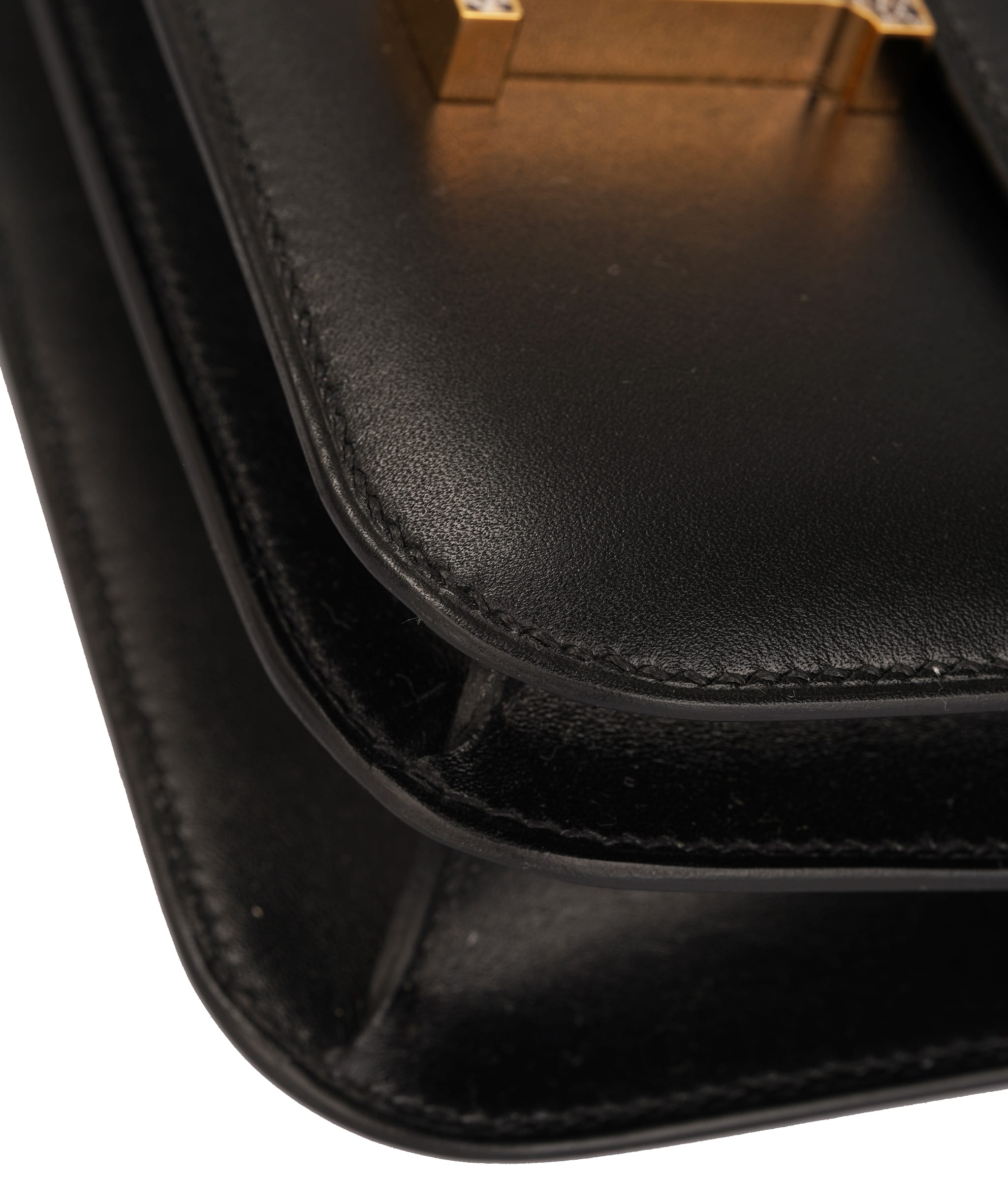 Hermes Hermès Constance 18 Black Leather Bag with Lizard H ALTC1017