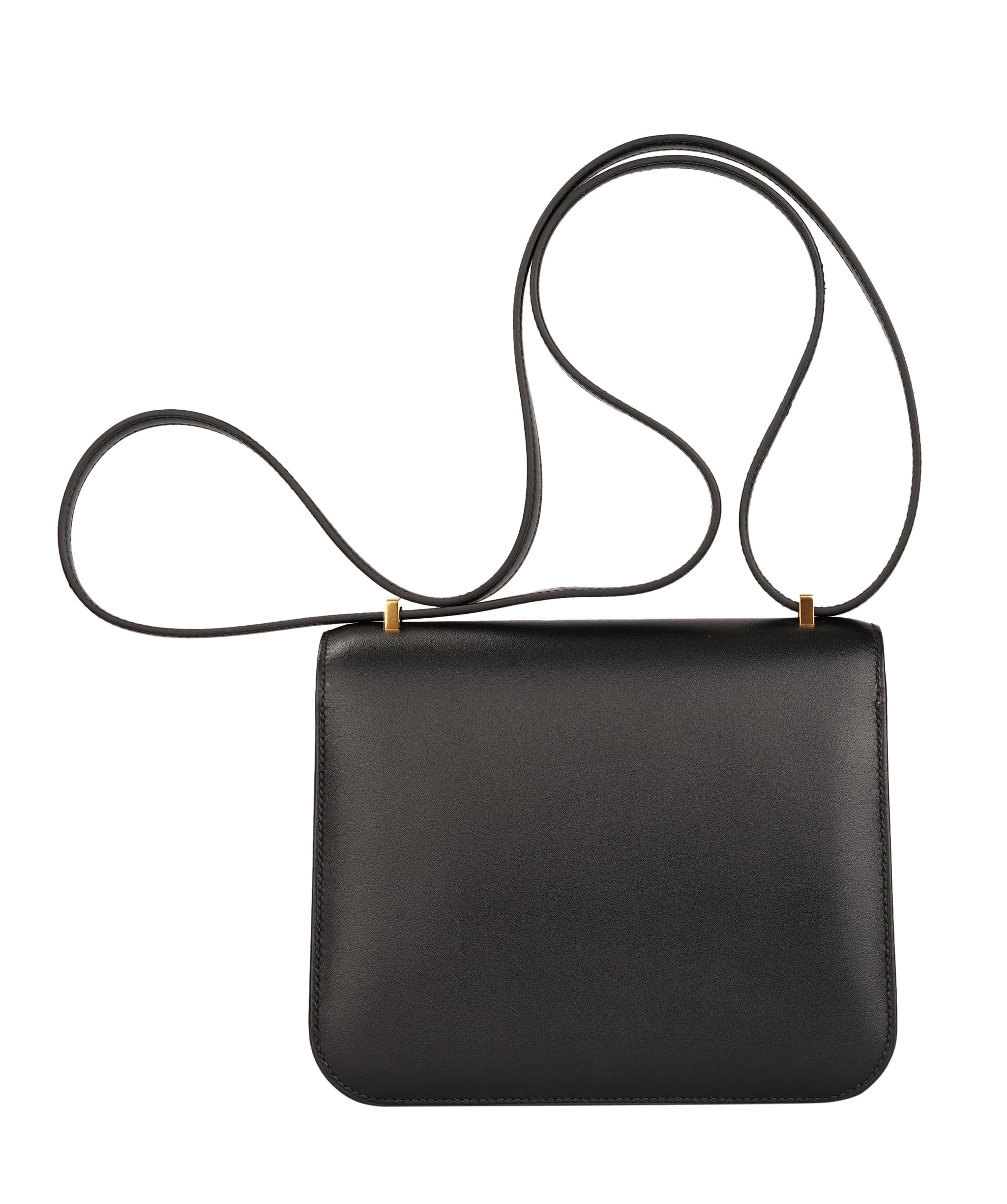 Hermes Hermès Constance 18 Black Leather Bag with Lizard H ALTC1017