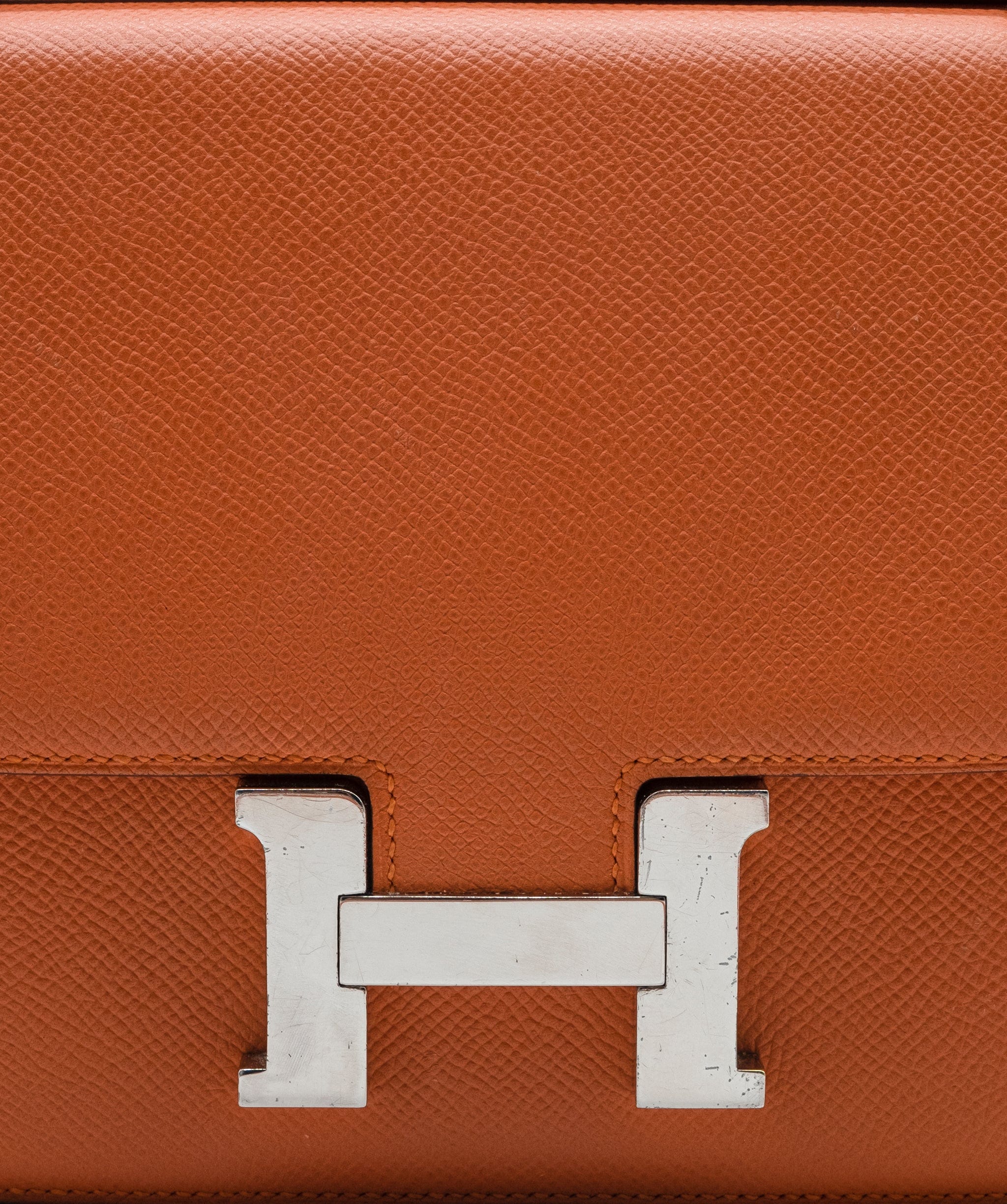 Hermès Hermes Constance 18 Orange Epsom PHW AGC1478