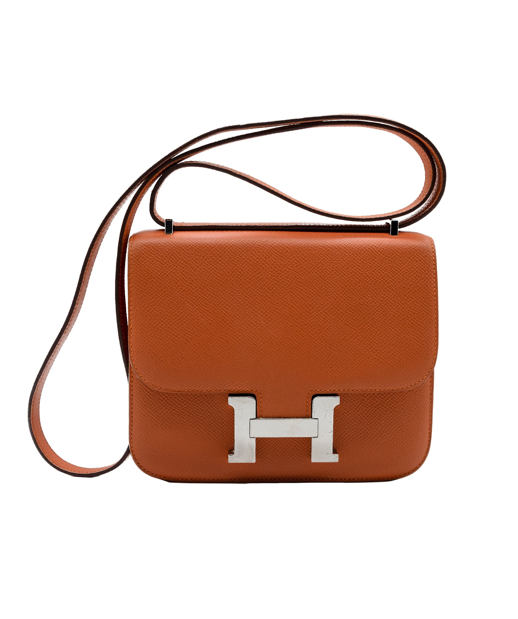 Hermès Hermes Constance 18 Orange Epsom PHW AGC1478