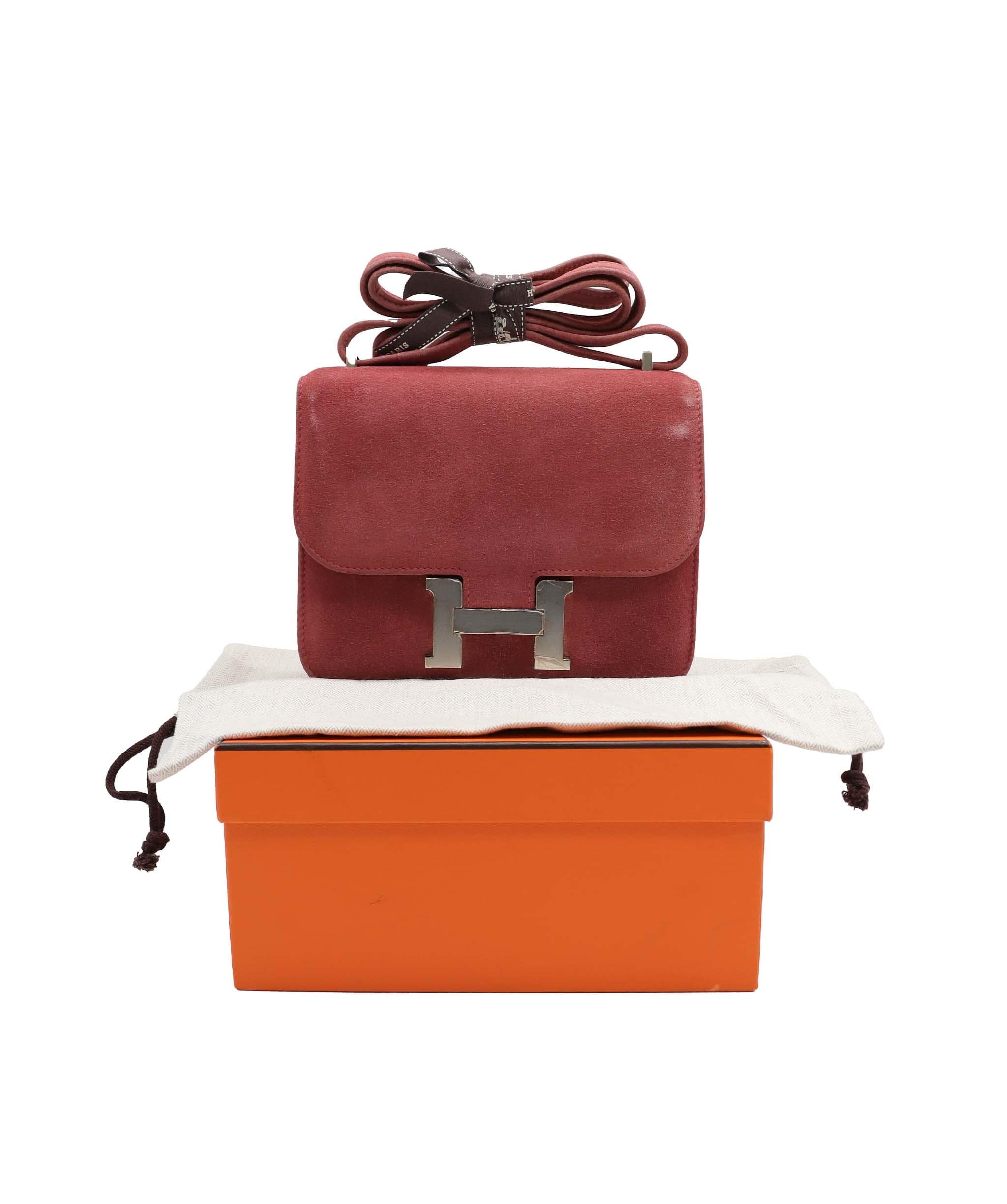 Hermès Hermes Constance 19 Mini Stamp X Suede DXBS3209 2016