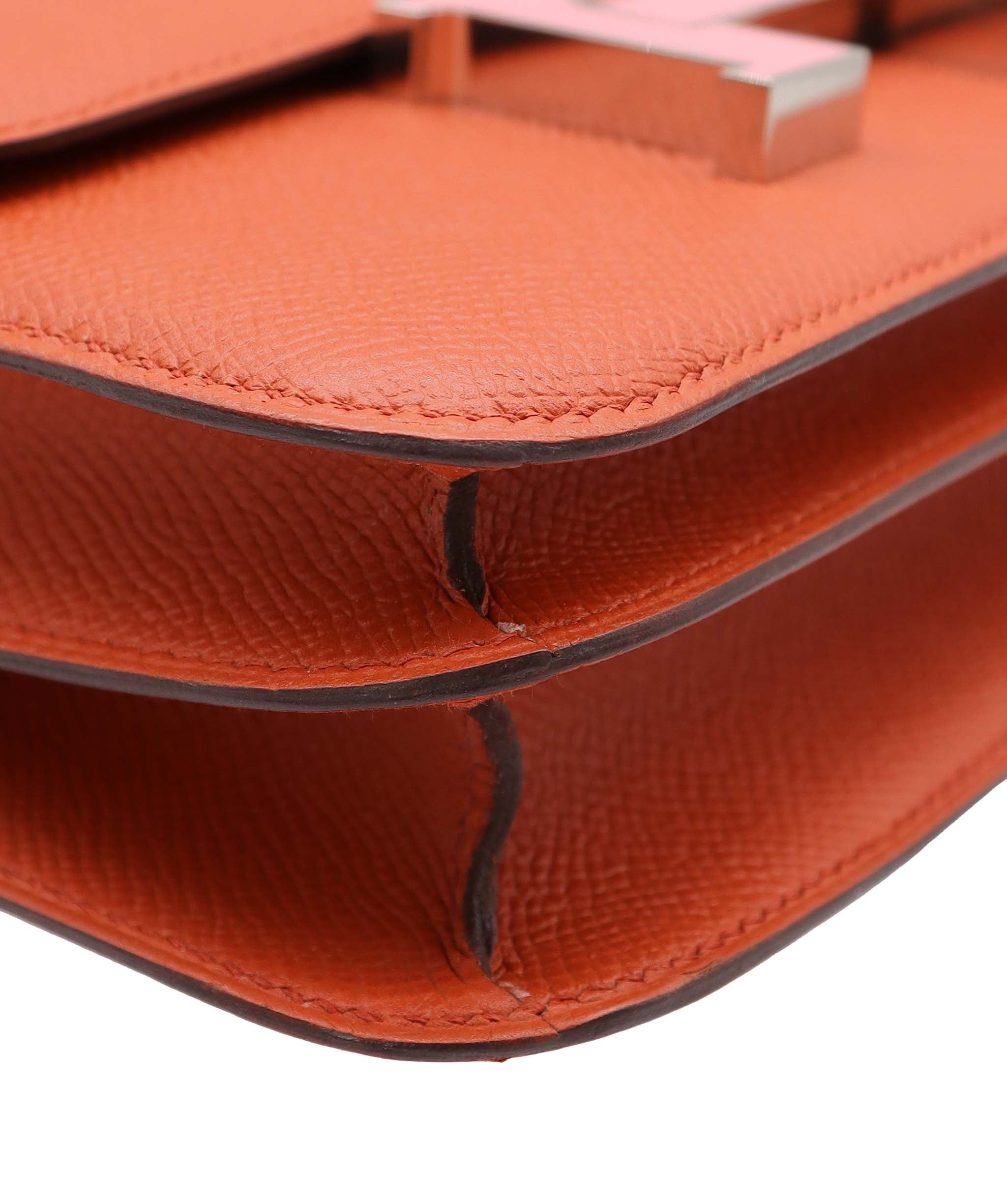 Hermès Hermes Constance Apricot pink enamel ASC6793