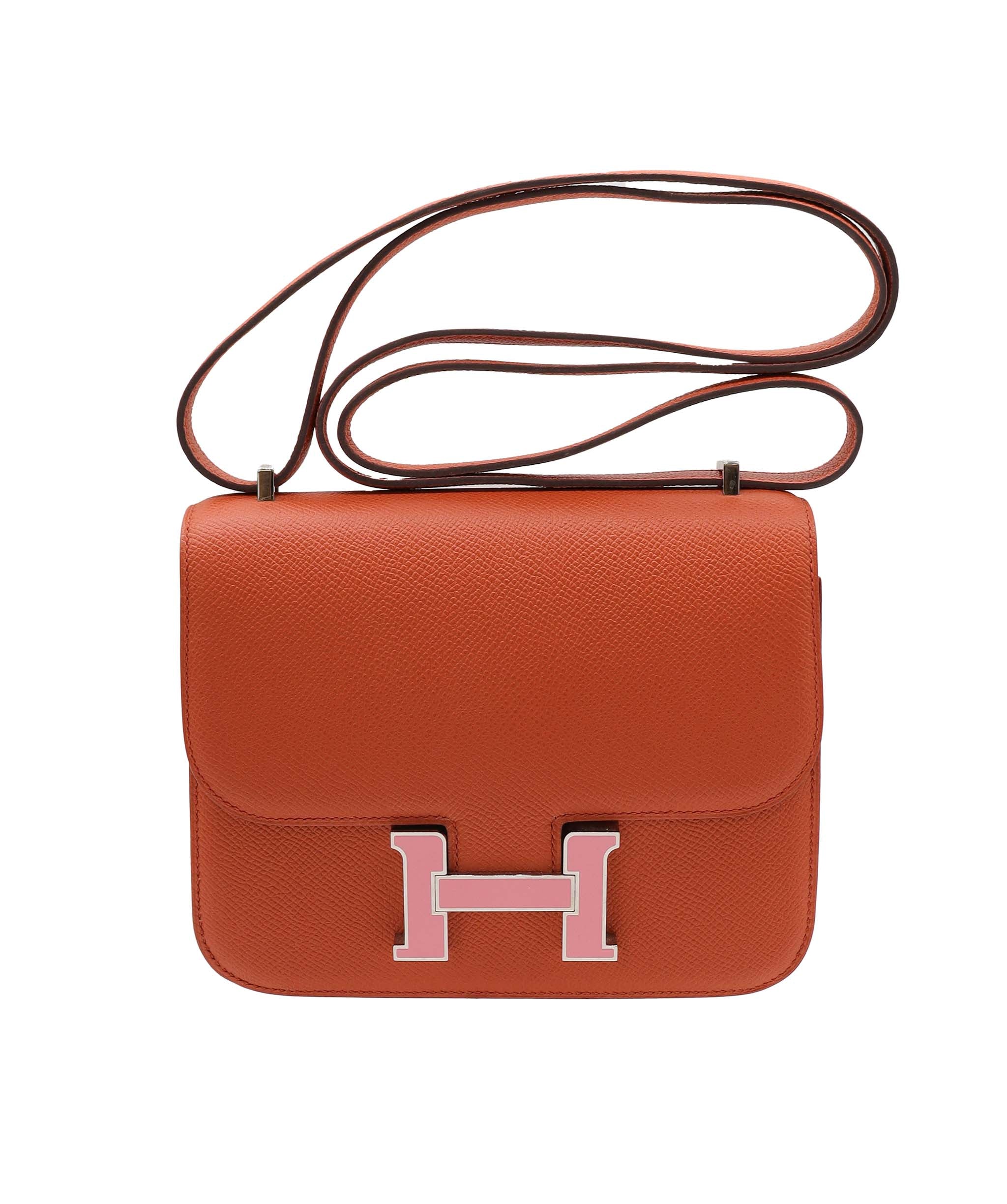 Hermès Hermes Constance Apricot pink enamel ASC6793