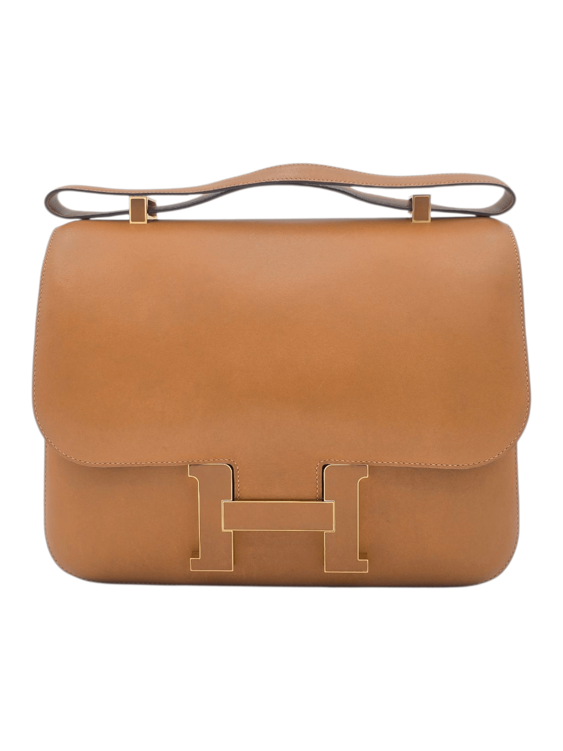 Hermès Hermès Constance Cartable 29 Natural Sable / Rouge H in Veau Butler Gold hardware SYC131FR