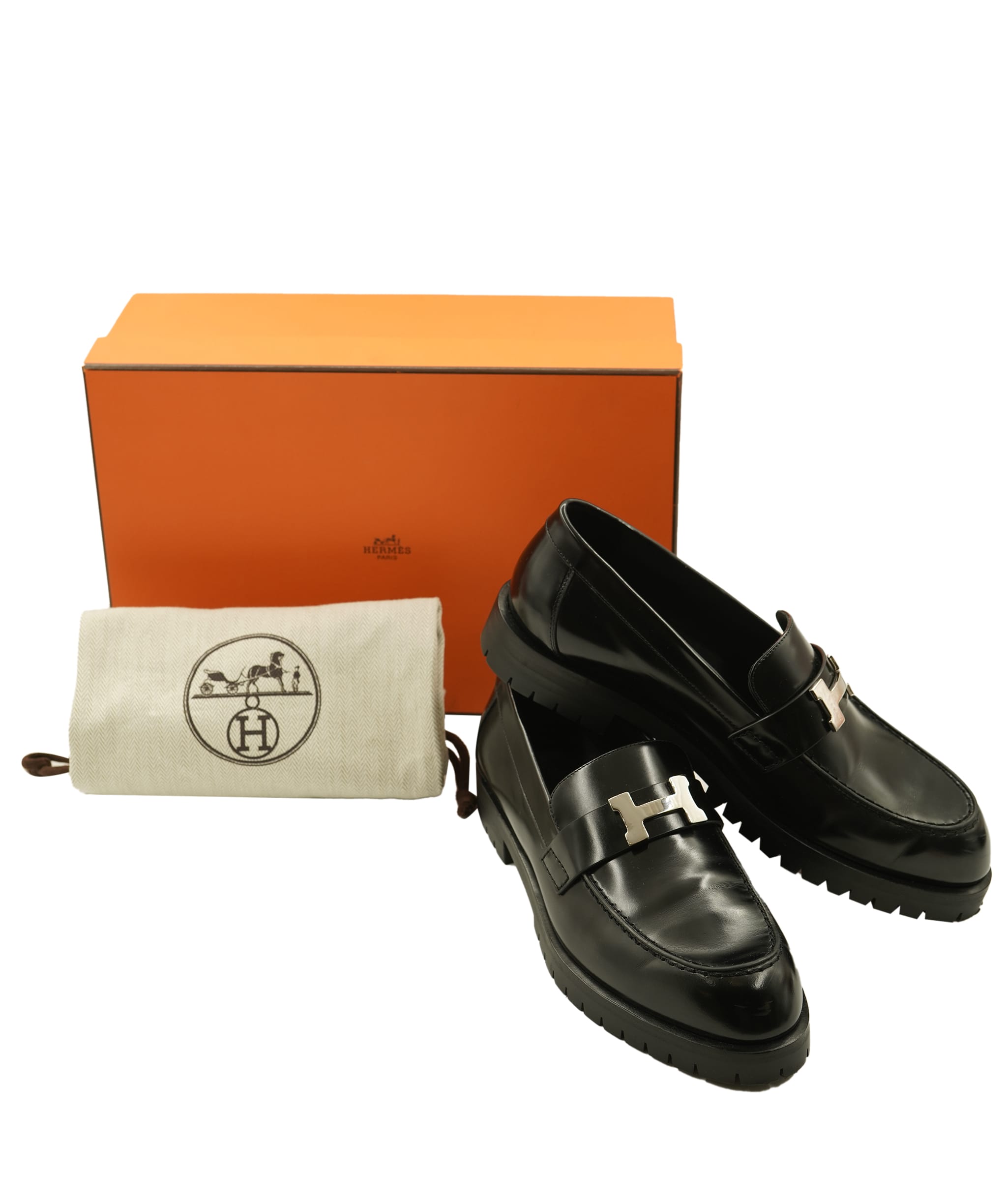 Hermes Hermes fauborg loafers AKC0782