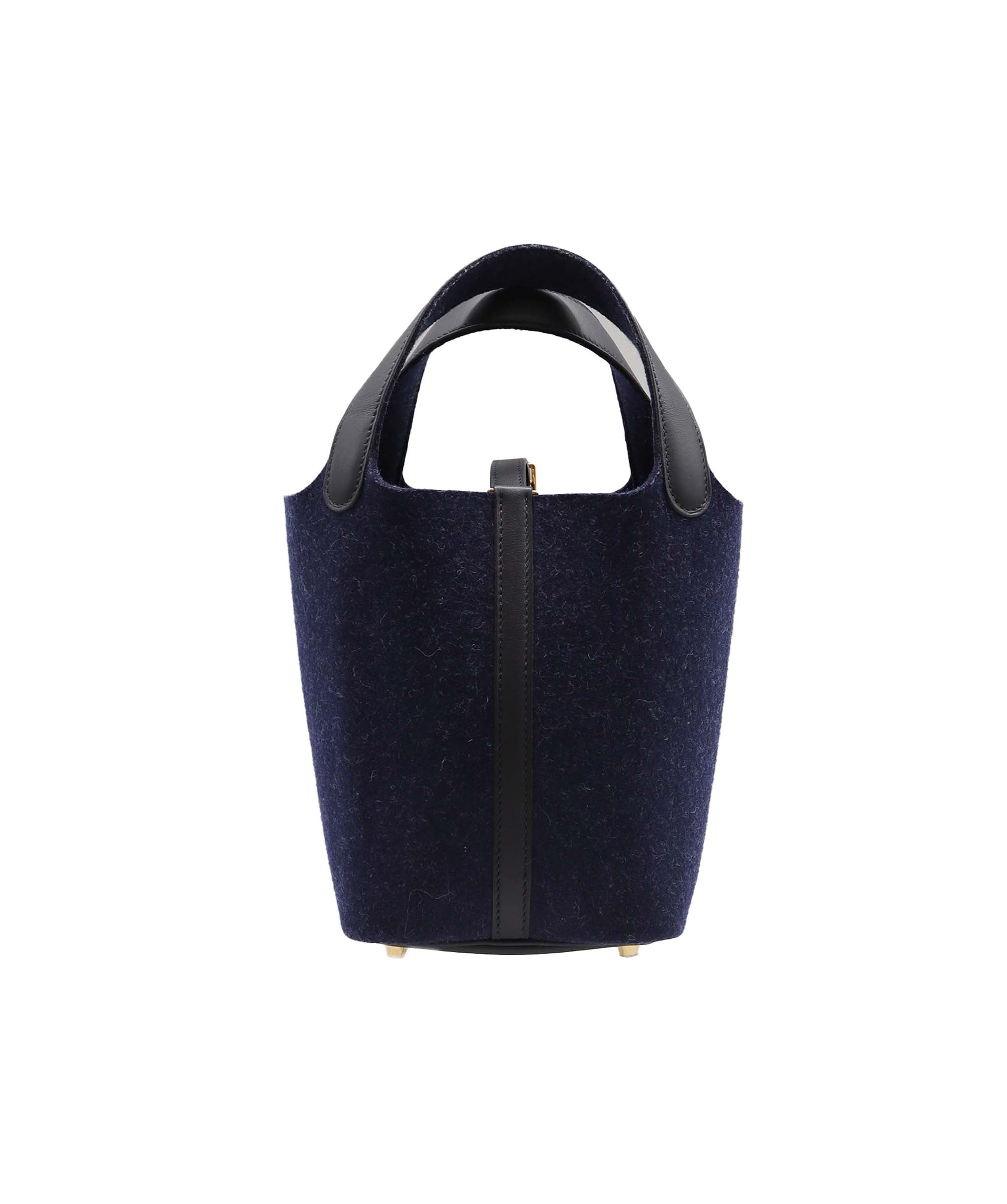 Hermès HERMES "FELT" PICOTIN 18 NAVY BLUE RJC4445