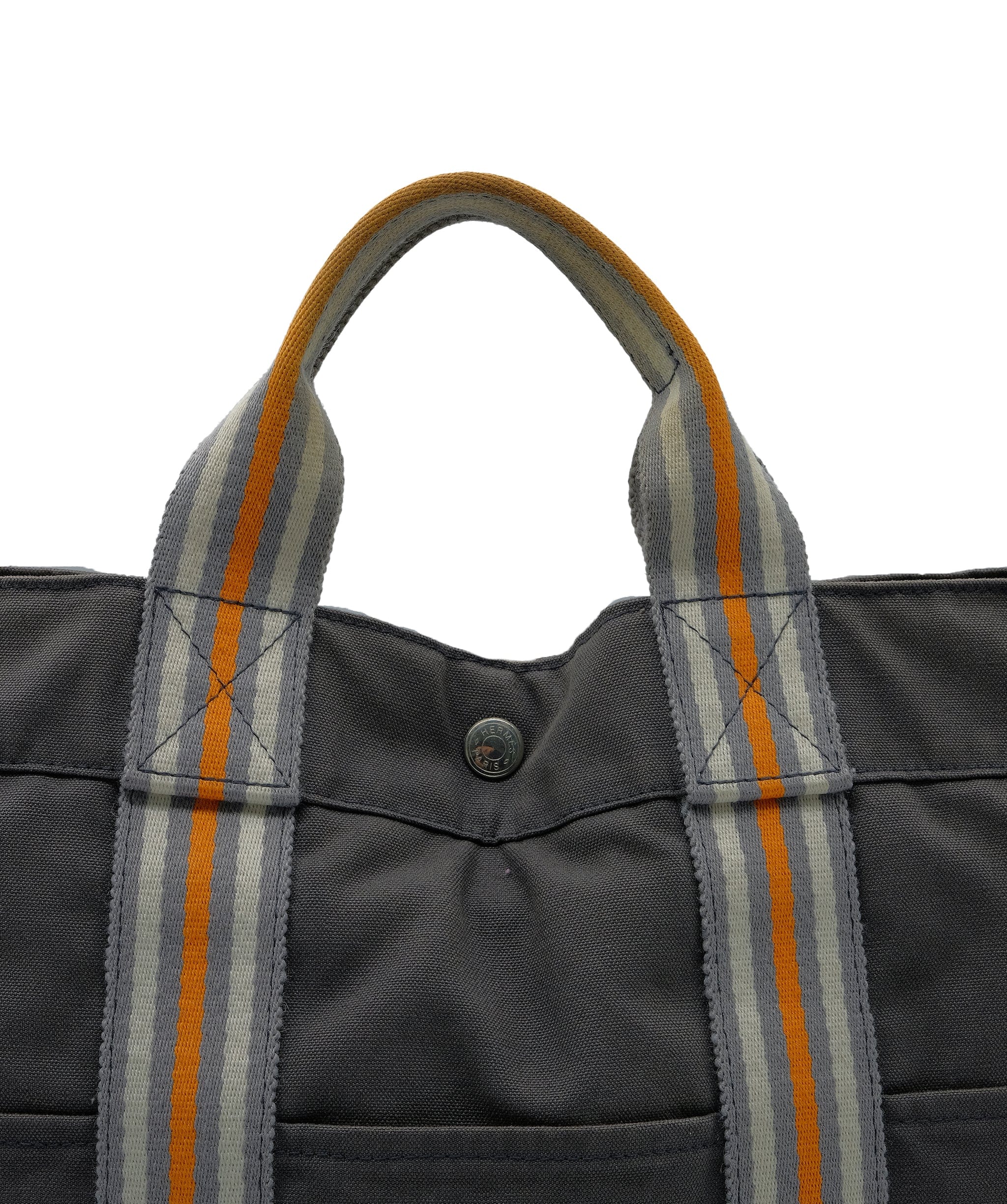 Hermès Hermes Fourre Tote Grey with Orange RJC2938