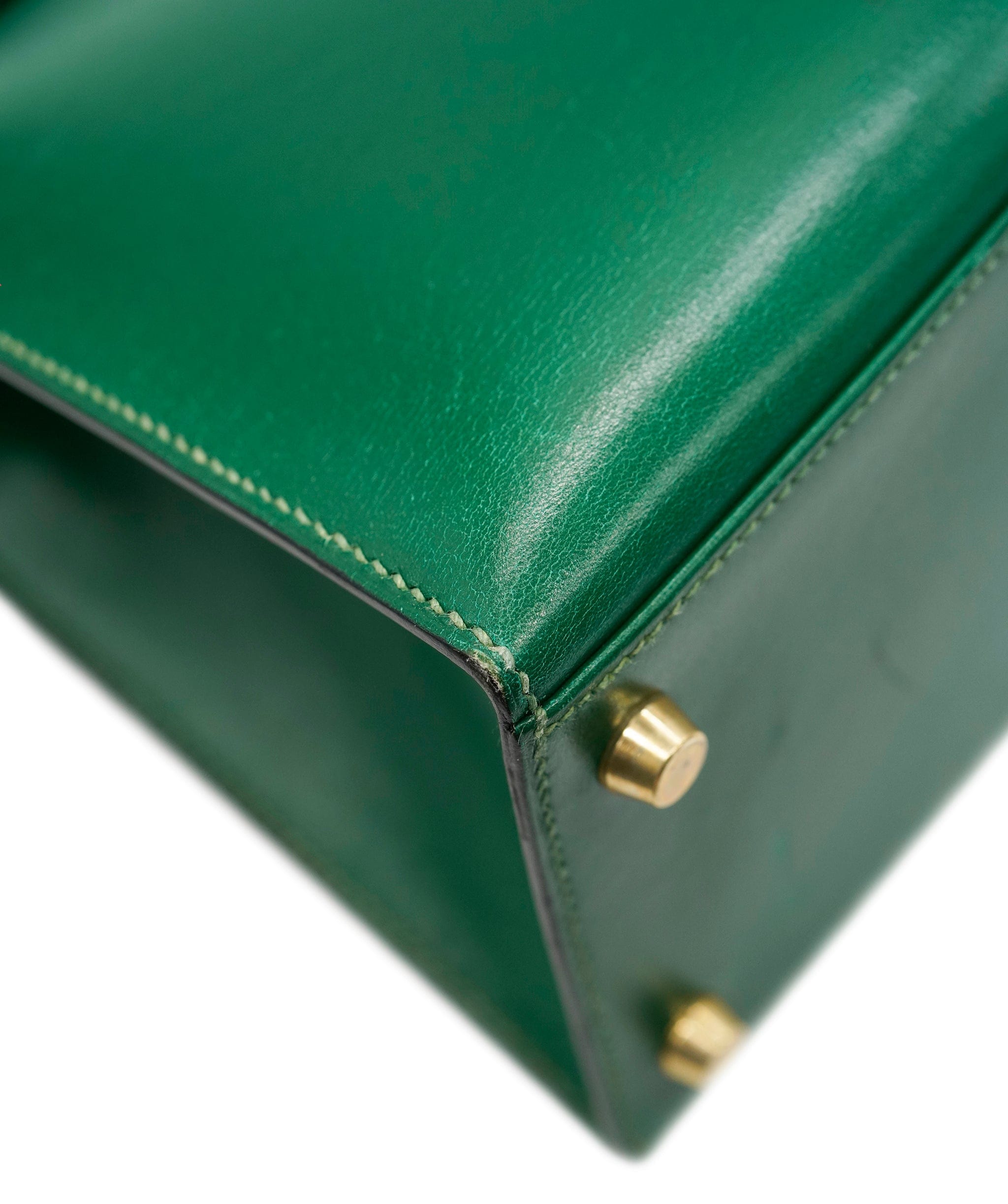 Hermès Hermes green box leather kelly 28 with GHW - AJC0920