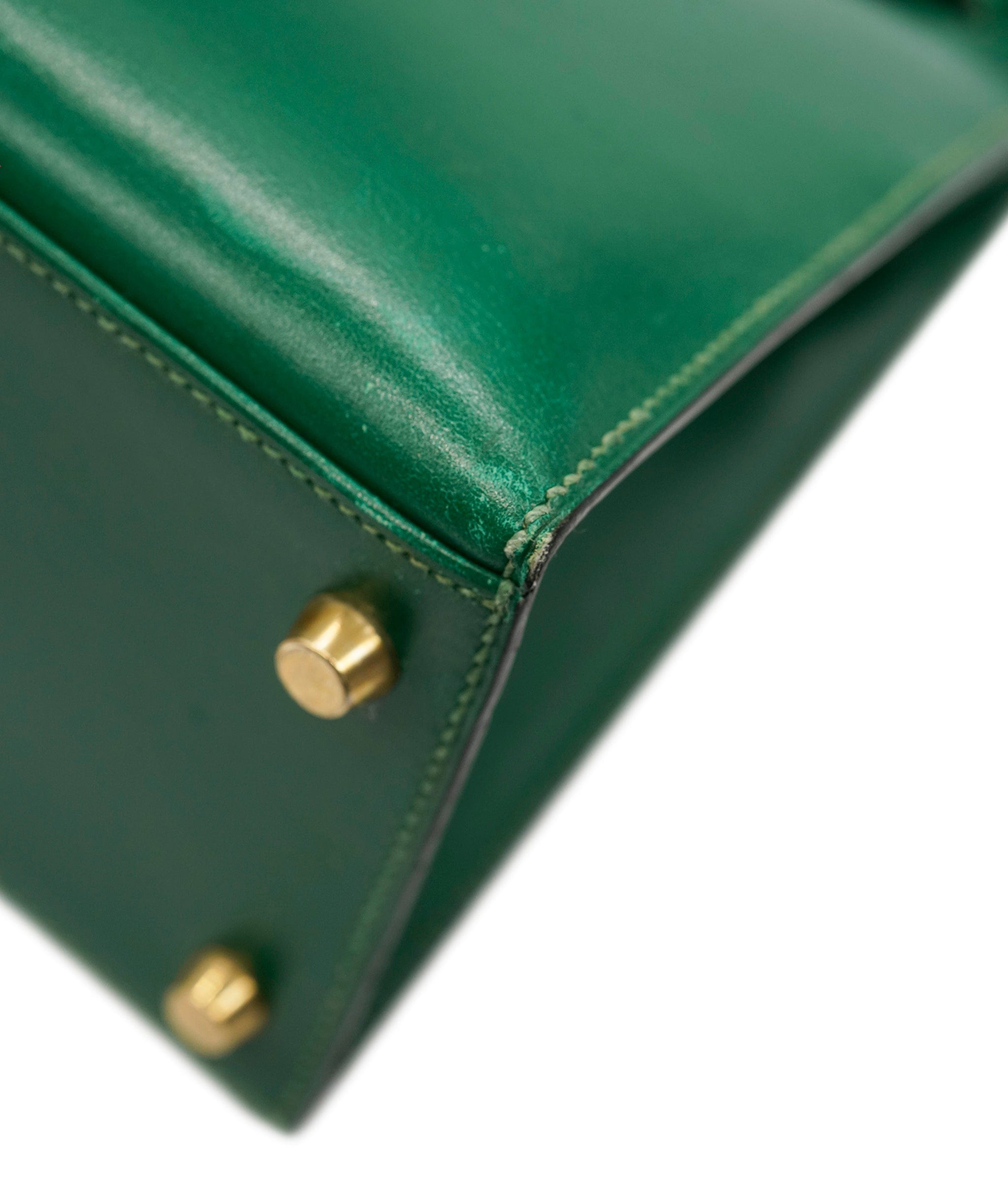 Hermès Hermes green box leather kelly 28 with GHW - AJC0920