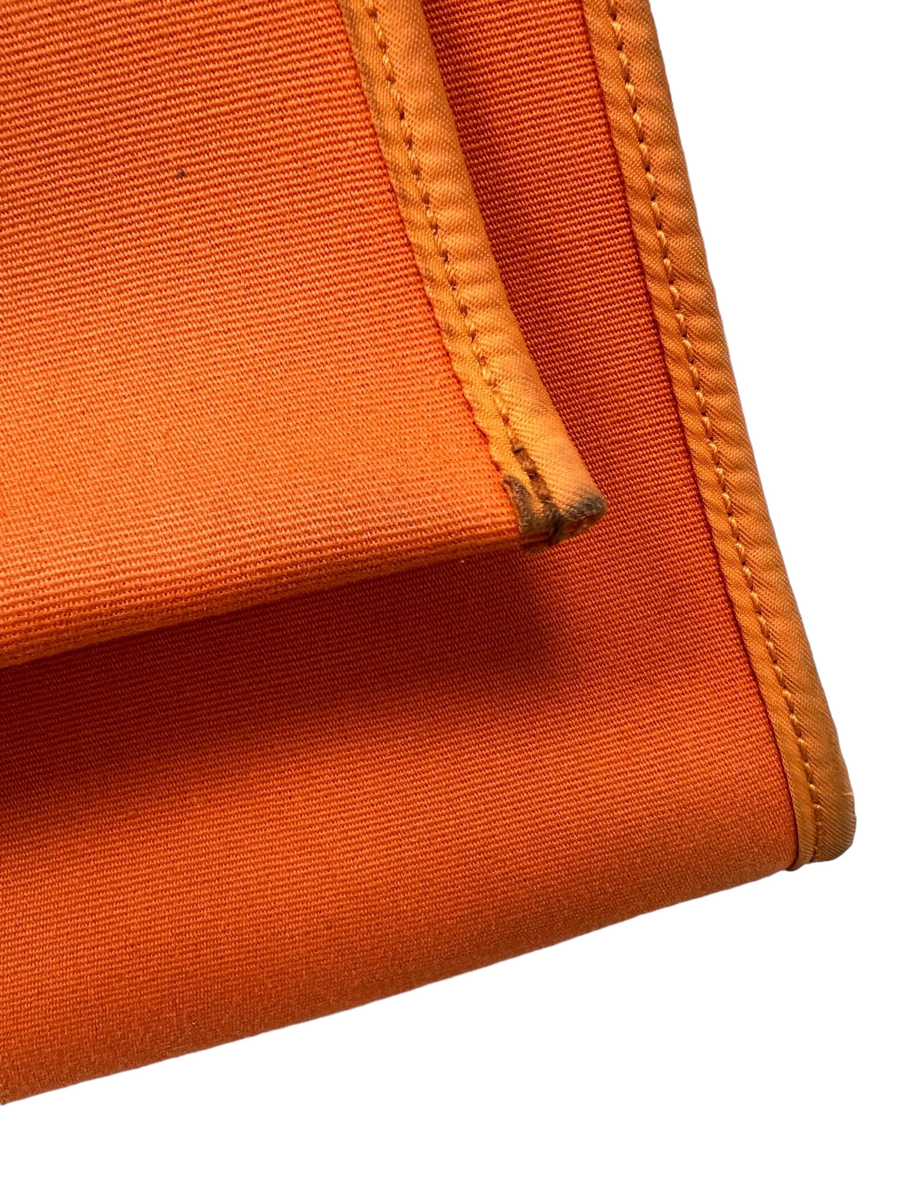 Hermès Hermes Herbag 31 Orange / Natural PHW #P SKC1741