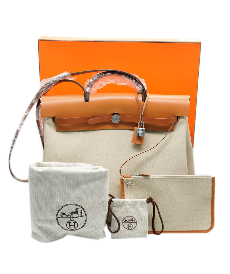 Hermes herbag online beige