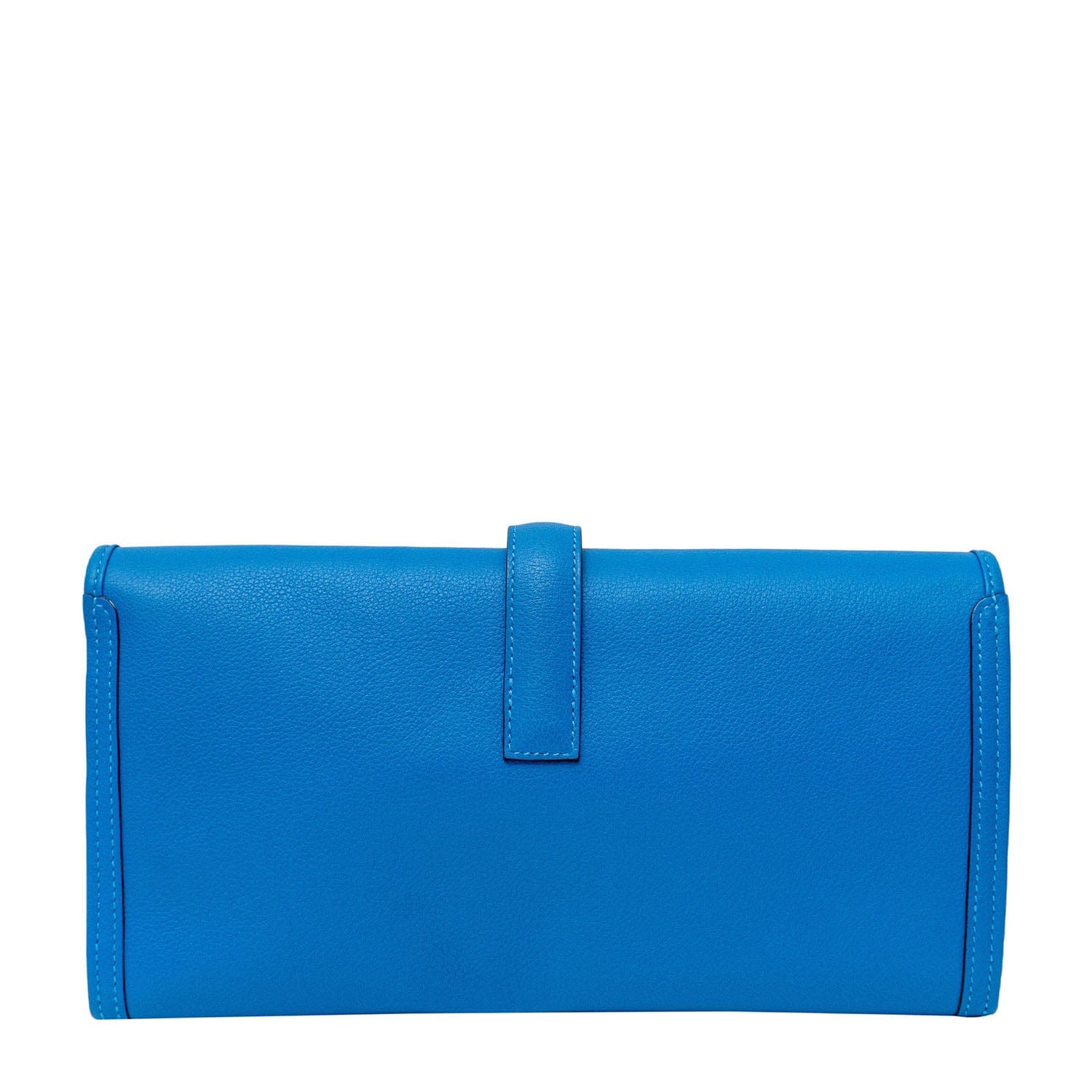 Hermès Hermès Jige Elan 29 Clutch in Blue Hydra Evercolor SYCH52169B