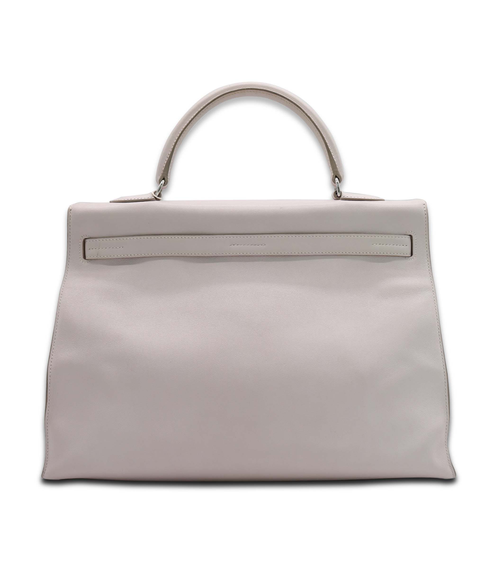 Hermes Hermes jpg Kelly flat rose dragee swift
leather palladium hardware full set with
box rain cover and strap AGC3560