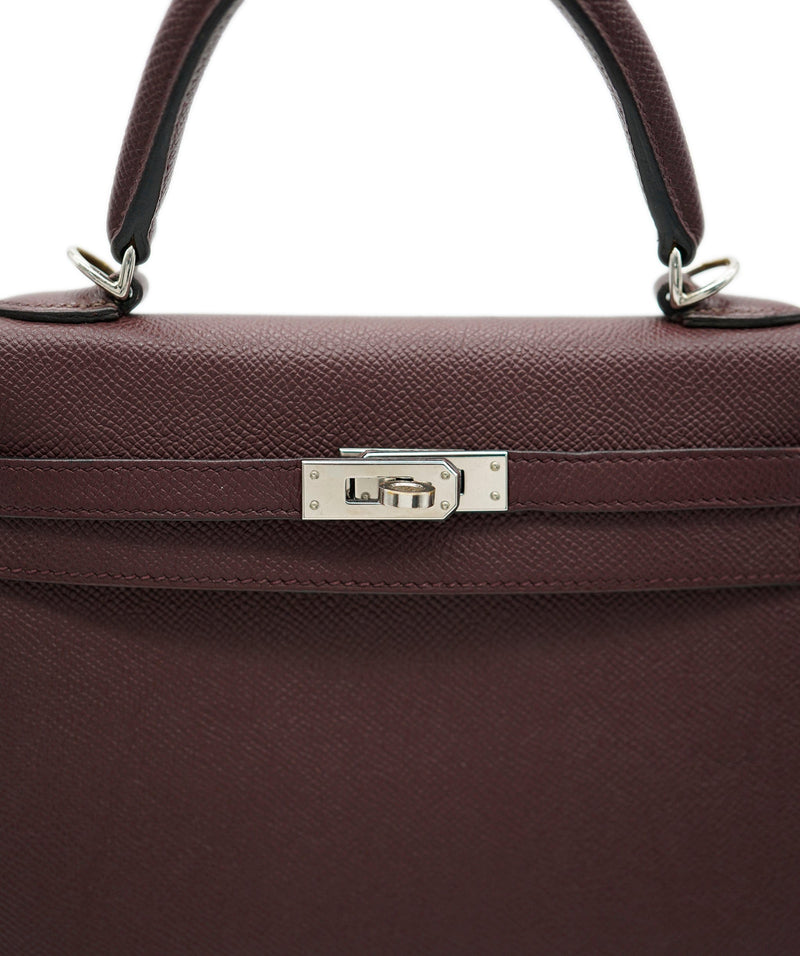 Luxmiila bags - NEW Hermès m K25 Blue Ciel Togo GHW stamp Y. DM for price !  | Facebook