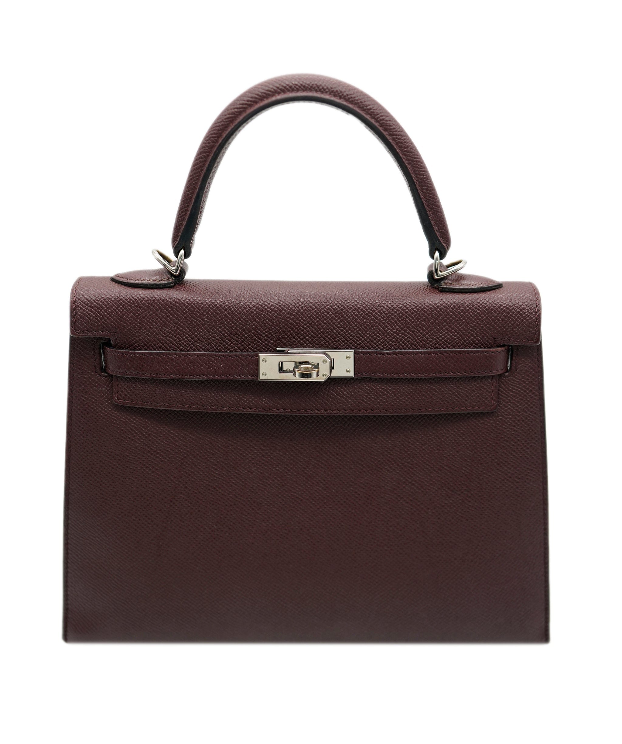 Hermès Hermès K25 Epsom Rouge Sellier phw AVC1197