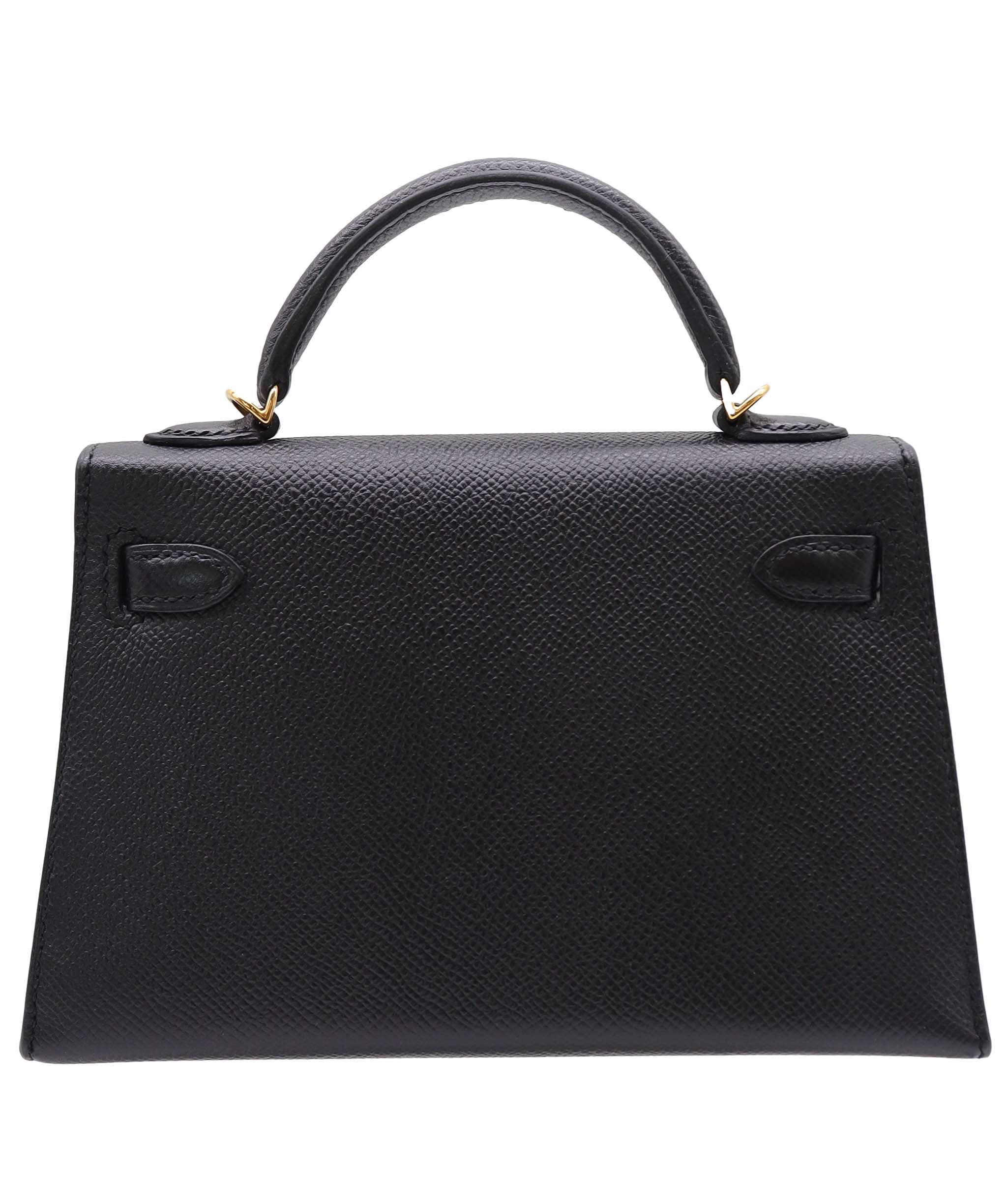 Hermès Hermes Kelly 20 Black Epsom GHW #C - Preloved SKC2049 YEAR 2018