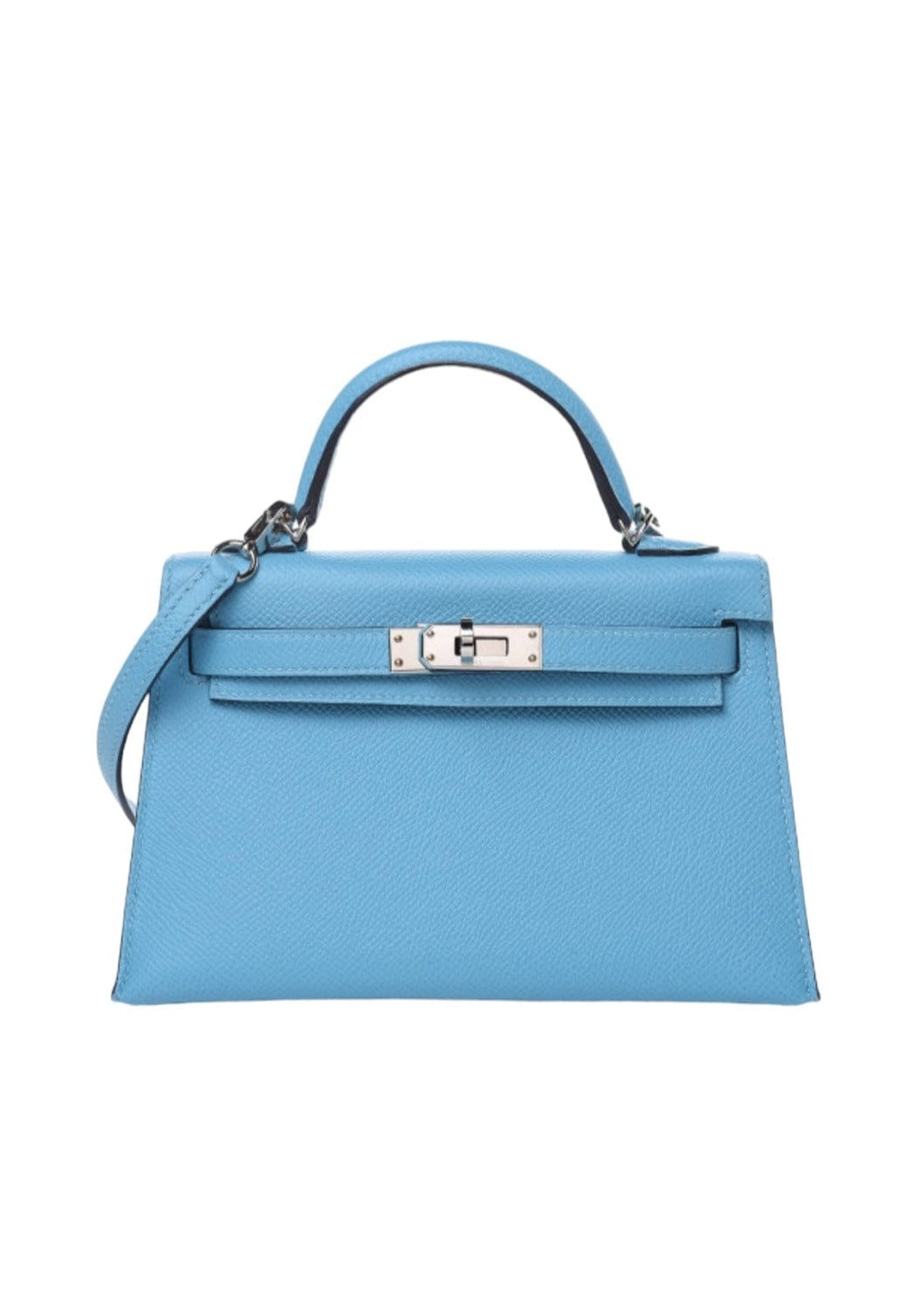 Hermès Hermès Kelly 20 Blue du Nord Epsom PHW #D SKC1774