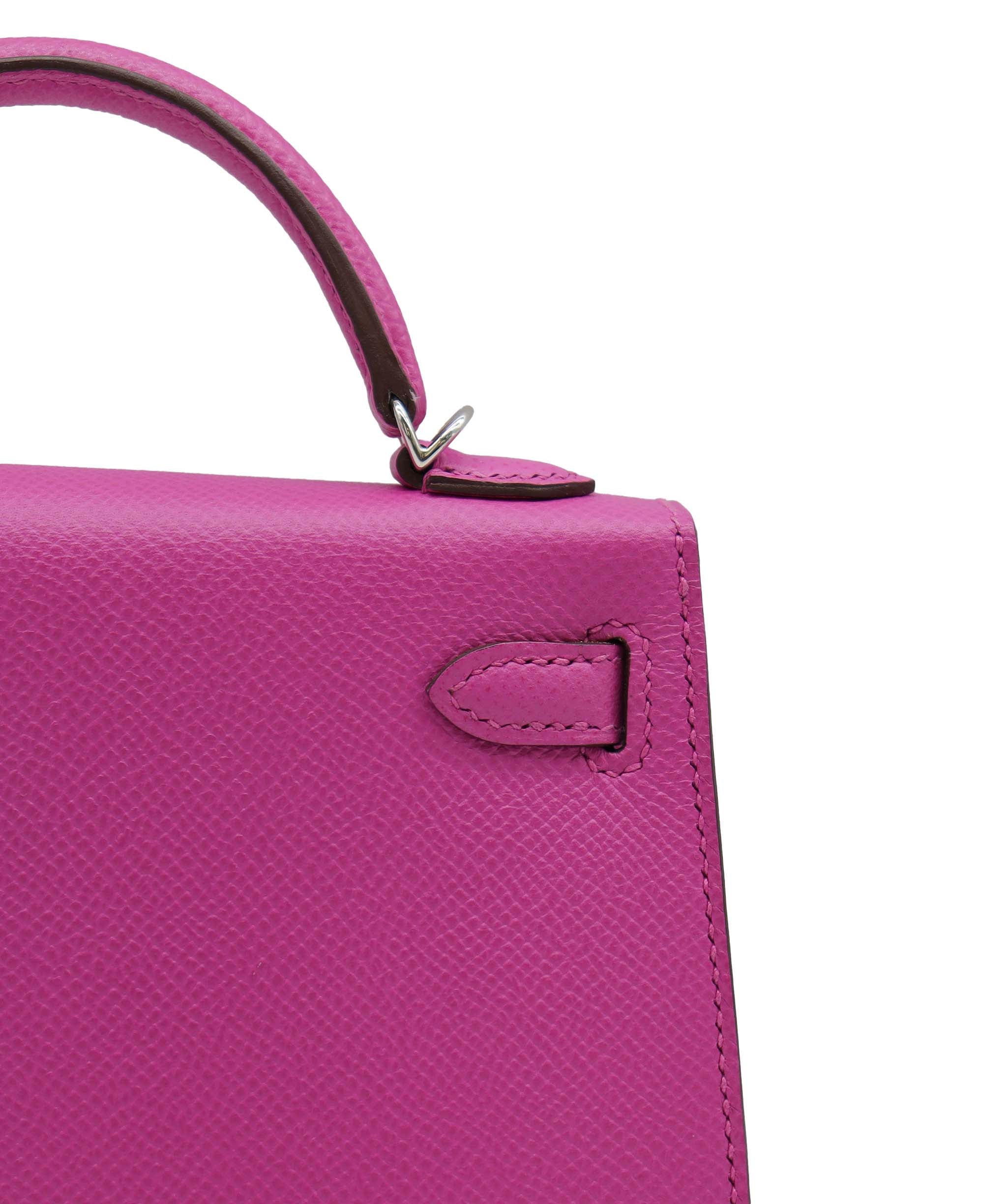 Hermès Hermes Kelly 20 Magnolia Epsom PHW #C SKC1933