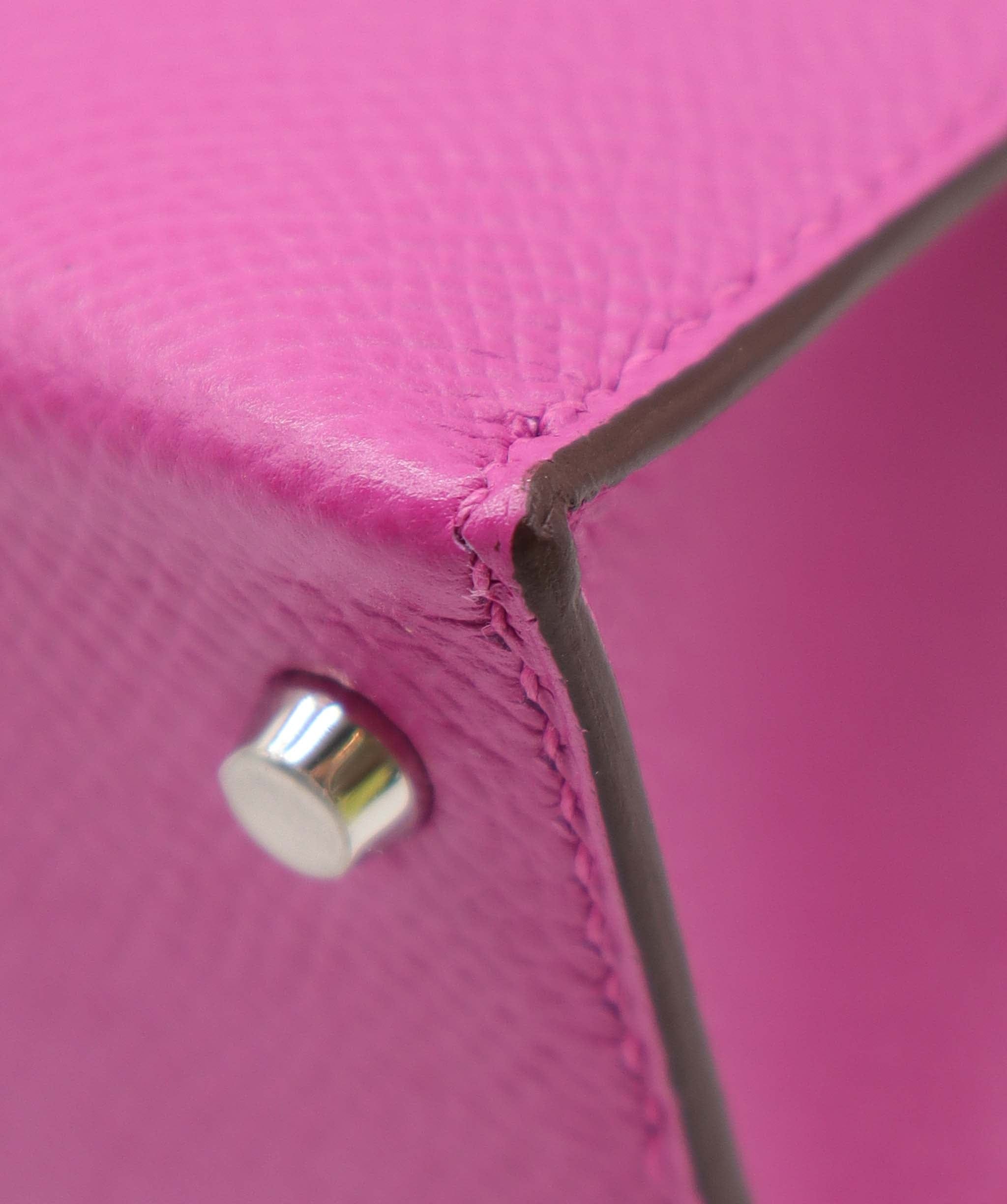 Hermès Hermes Kelly 20 Magnolia Epsom PHW #C SKC8017H