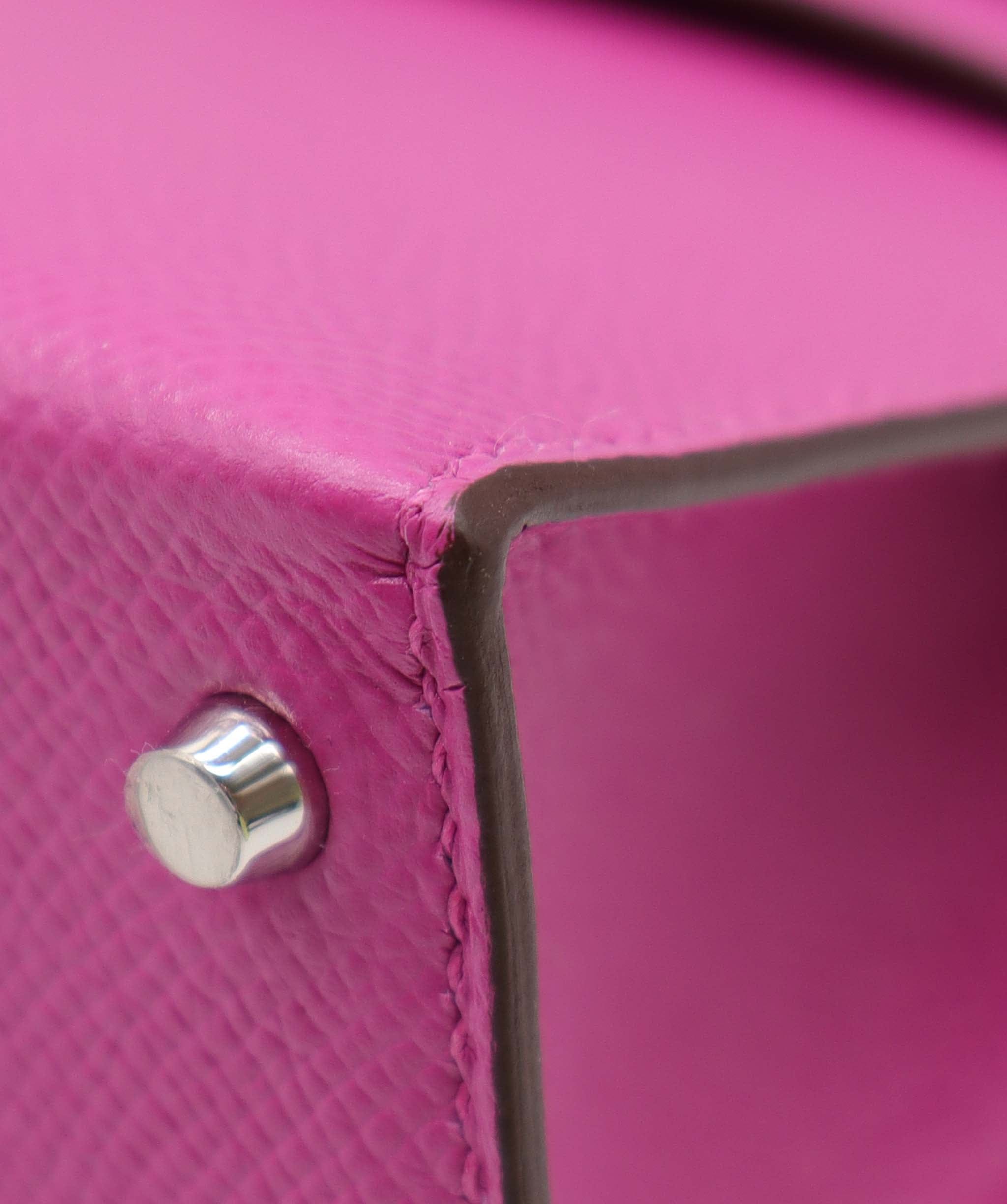 Hermès Hermes Kelly 20 Magnolia Epsom PHW #C SKC8017H