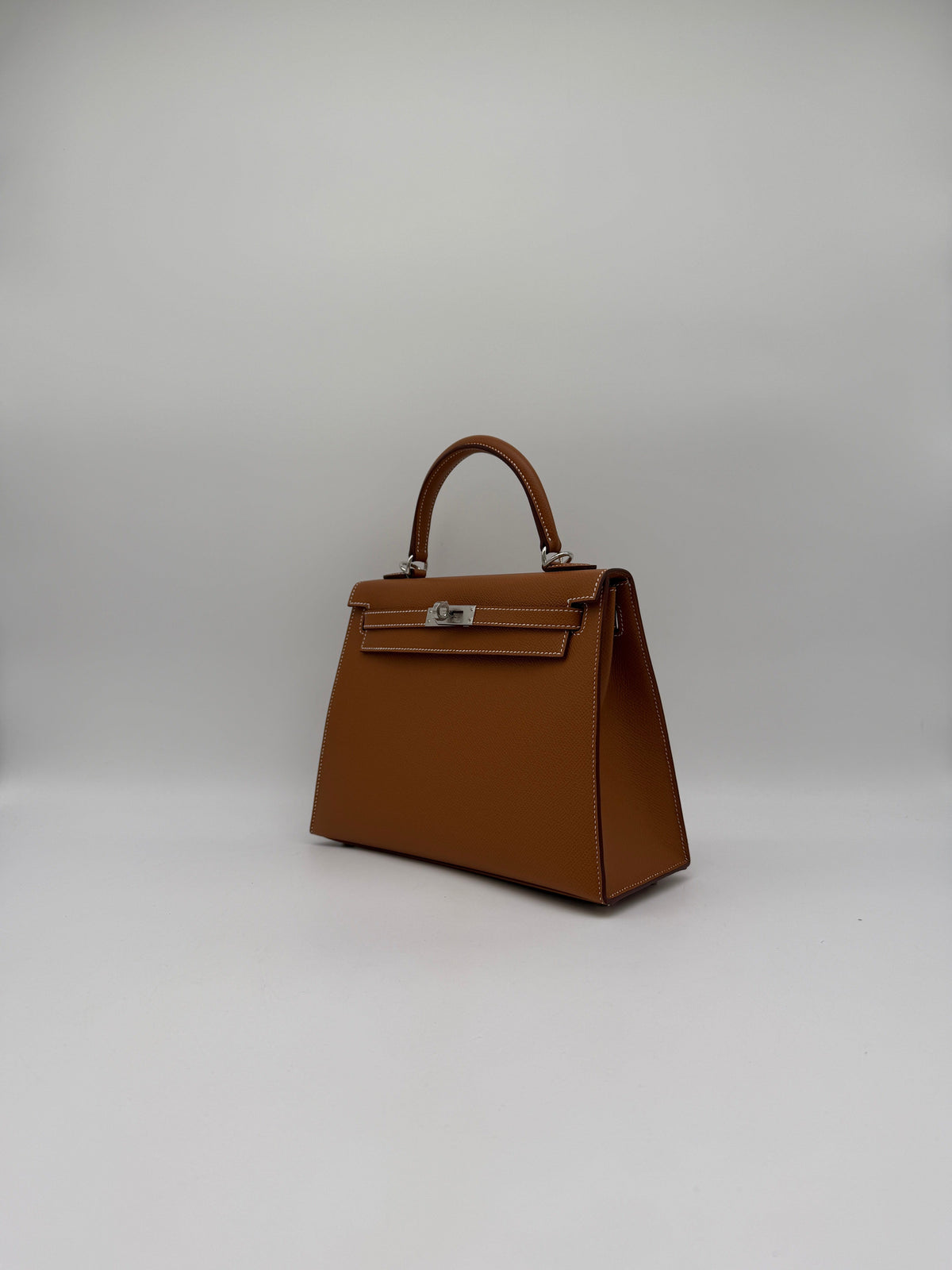 Hermès Hermès Kelly 25 Gold Epsom Palladium Hardware