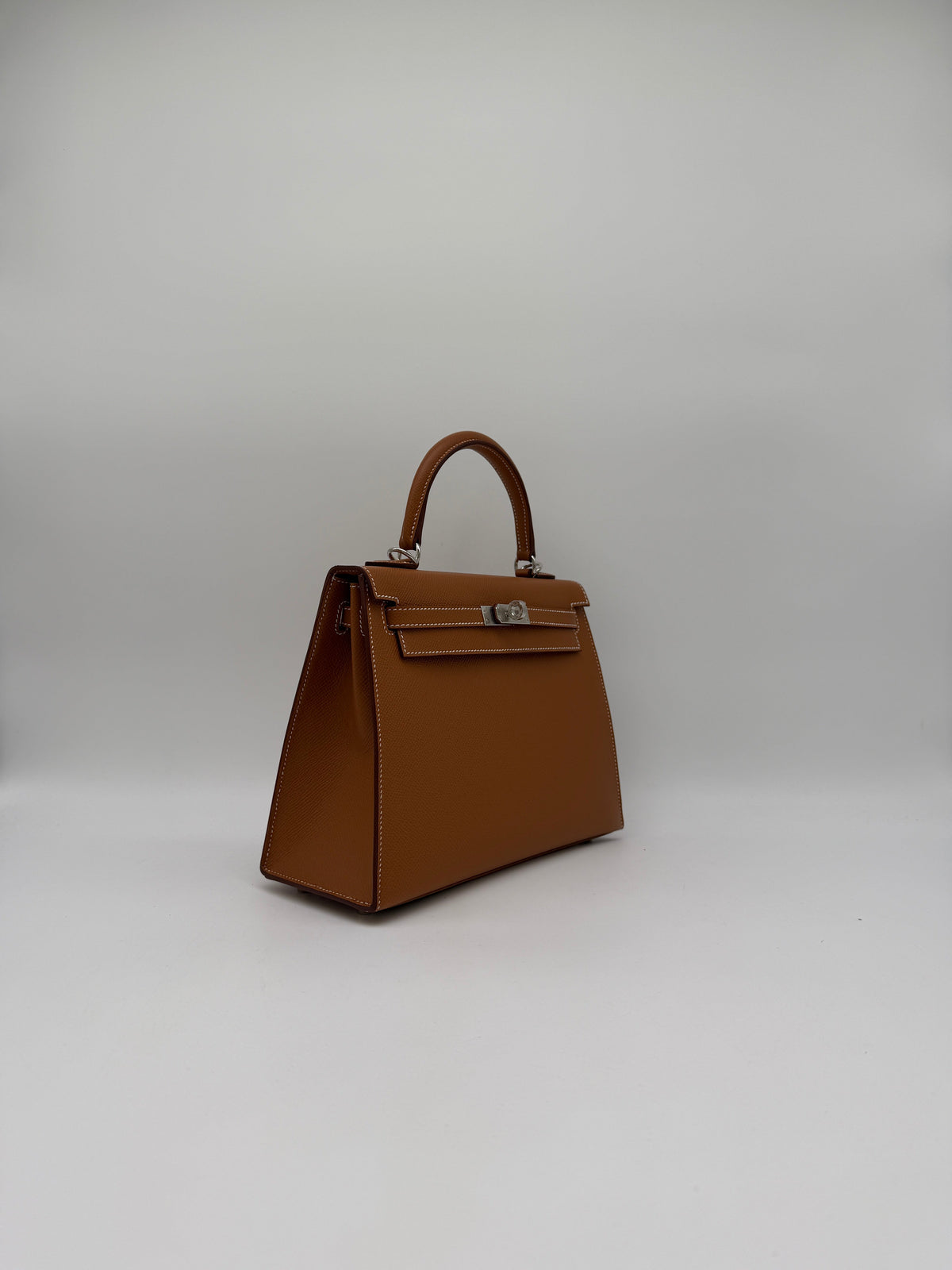 Hermès Hermès Kelly 25 Gold Epsom Palladium Hardware