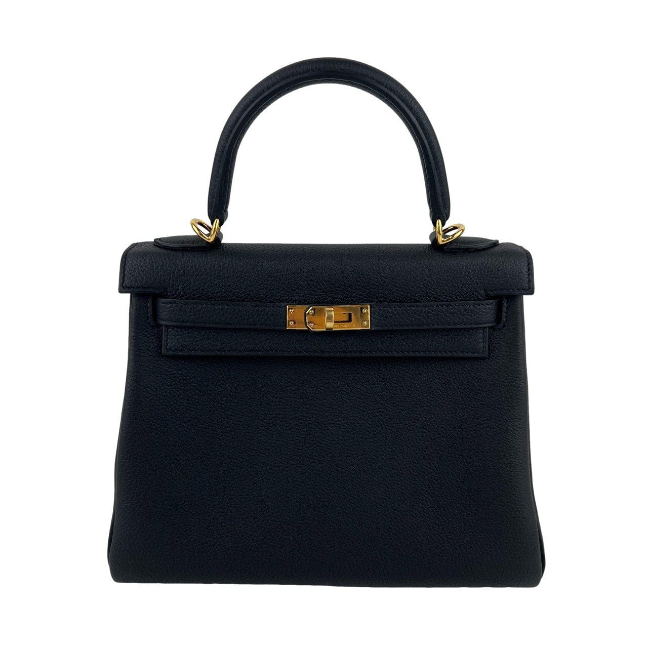 Hermès Hermes Kelly 25 Retourne Black Togo GHW #B SKCB-127568