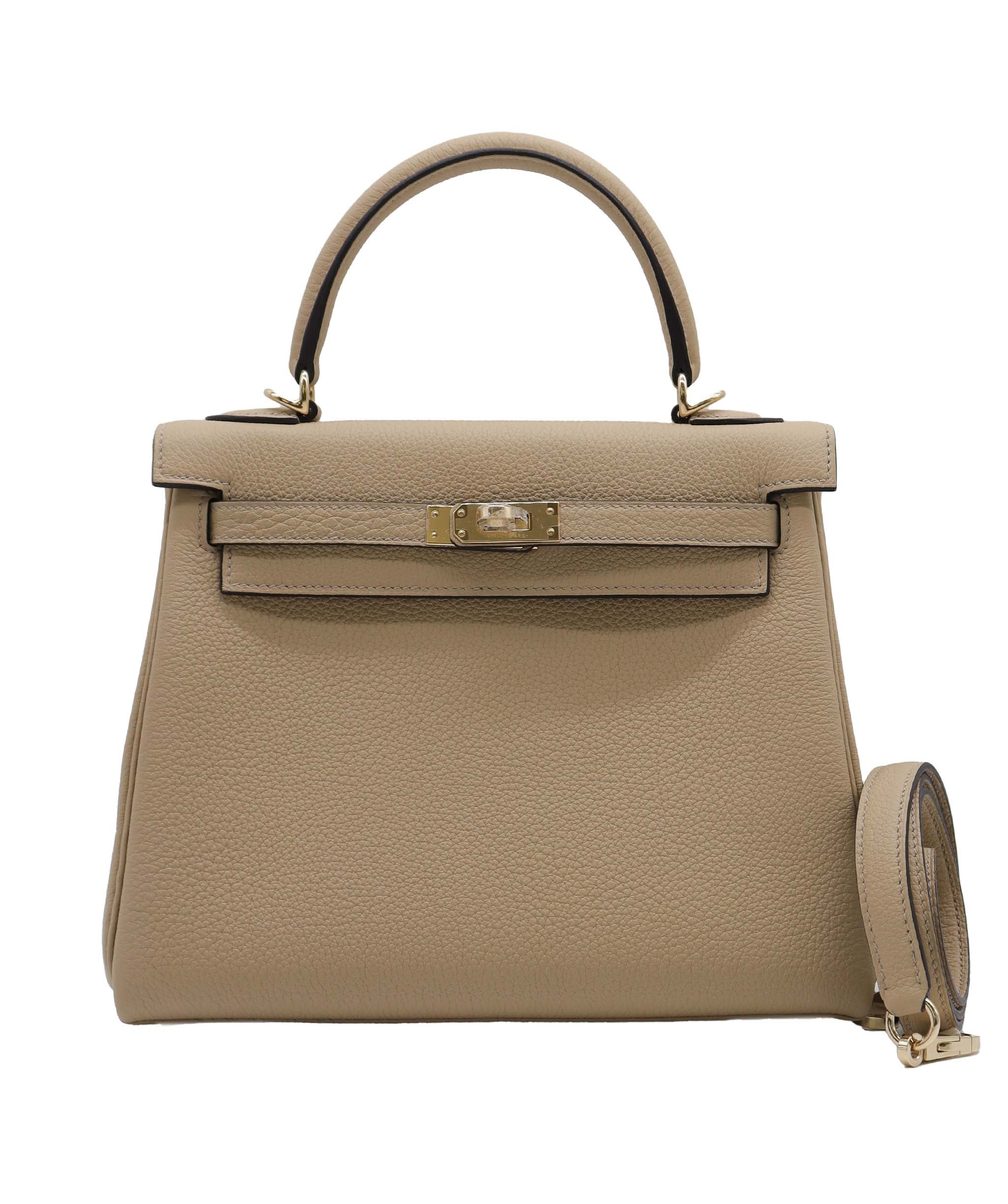 Hermès Hermes Kelly 25 Retourne Trench Togo PBHW #K SKC2025