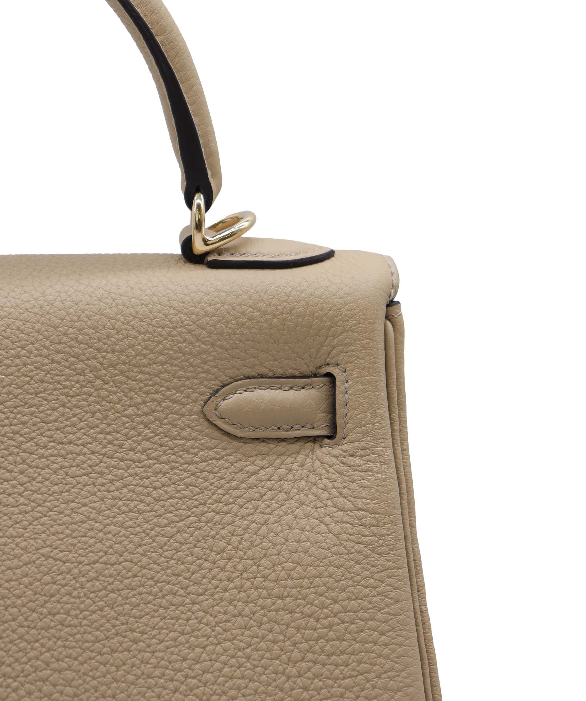Hermès Hermes Kelly 25 Retourne Trench Togo PBHW #K SKC2025