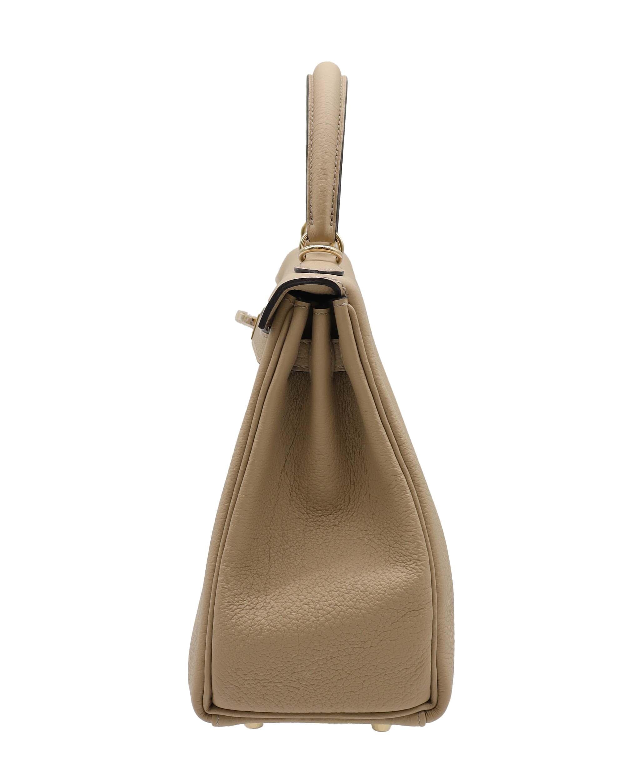 Hermès Hermes Kelly 25 Retourne Trench Togo PBHW #K SKC2025