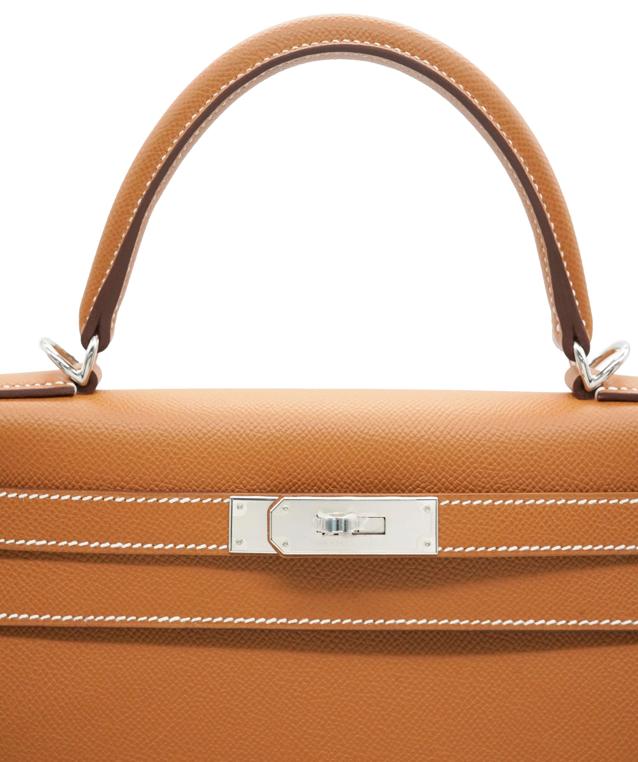 Hermès Hermès Kelly 28 Gold Epsom With Palladium Hardware  ALC2399