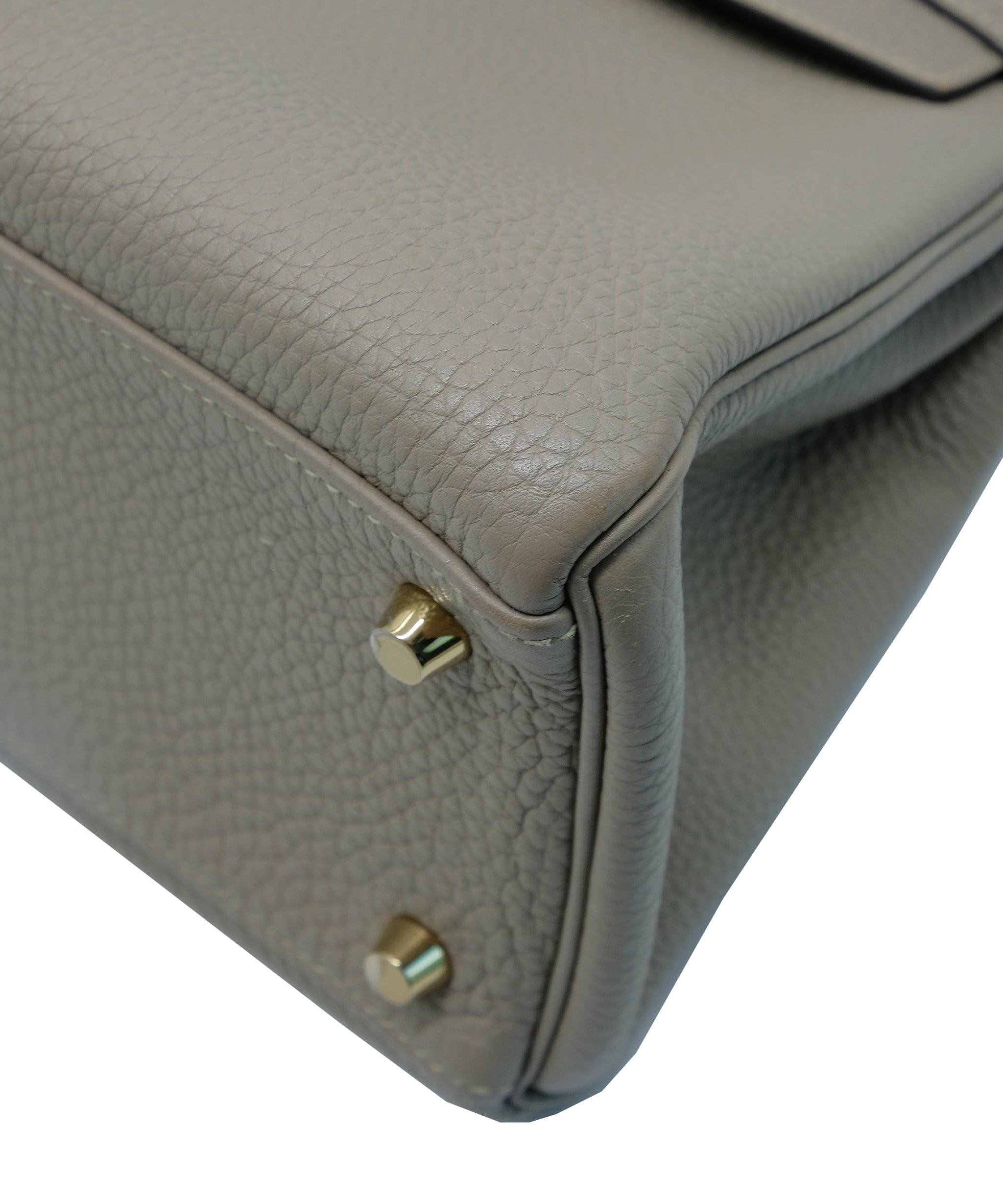 Hermès Hermes Kelly 28 Gris Tourterelle Togo GHW #R SKC1527