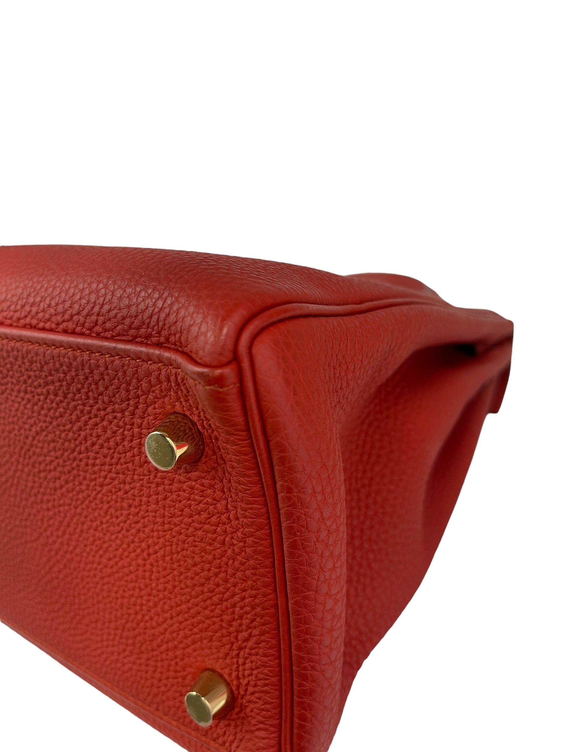 Hermès Hermes Kelly 28 Rouge Tomate Togo GHW #Q SKC1483