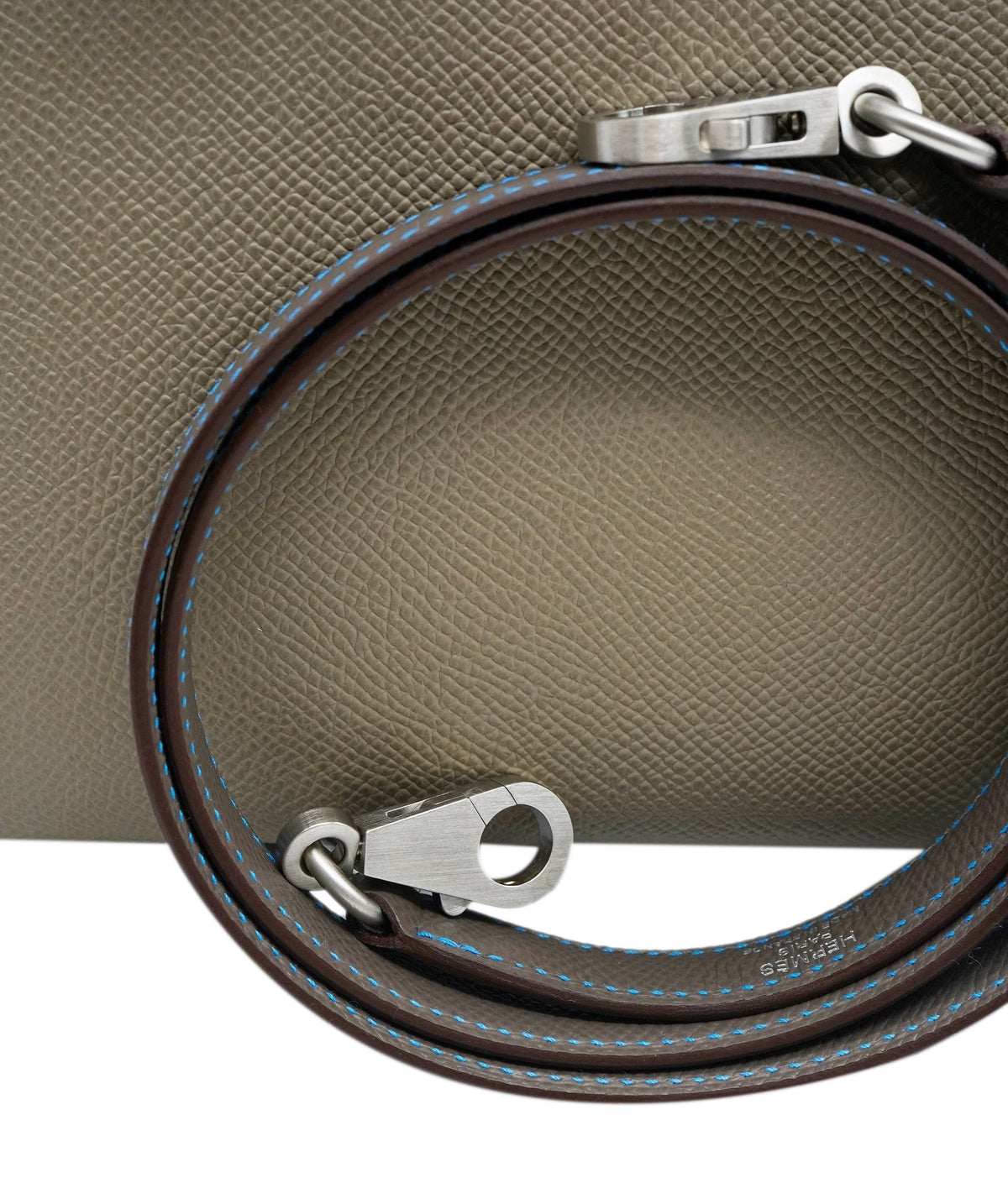 Hermes Kelly 28 Sellier HSS Etoupe (Blue Stitch) Epsom BPHW ASL10983