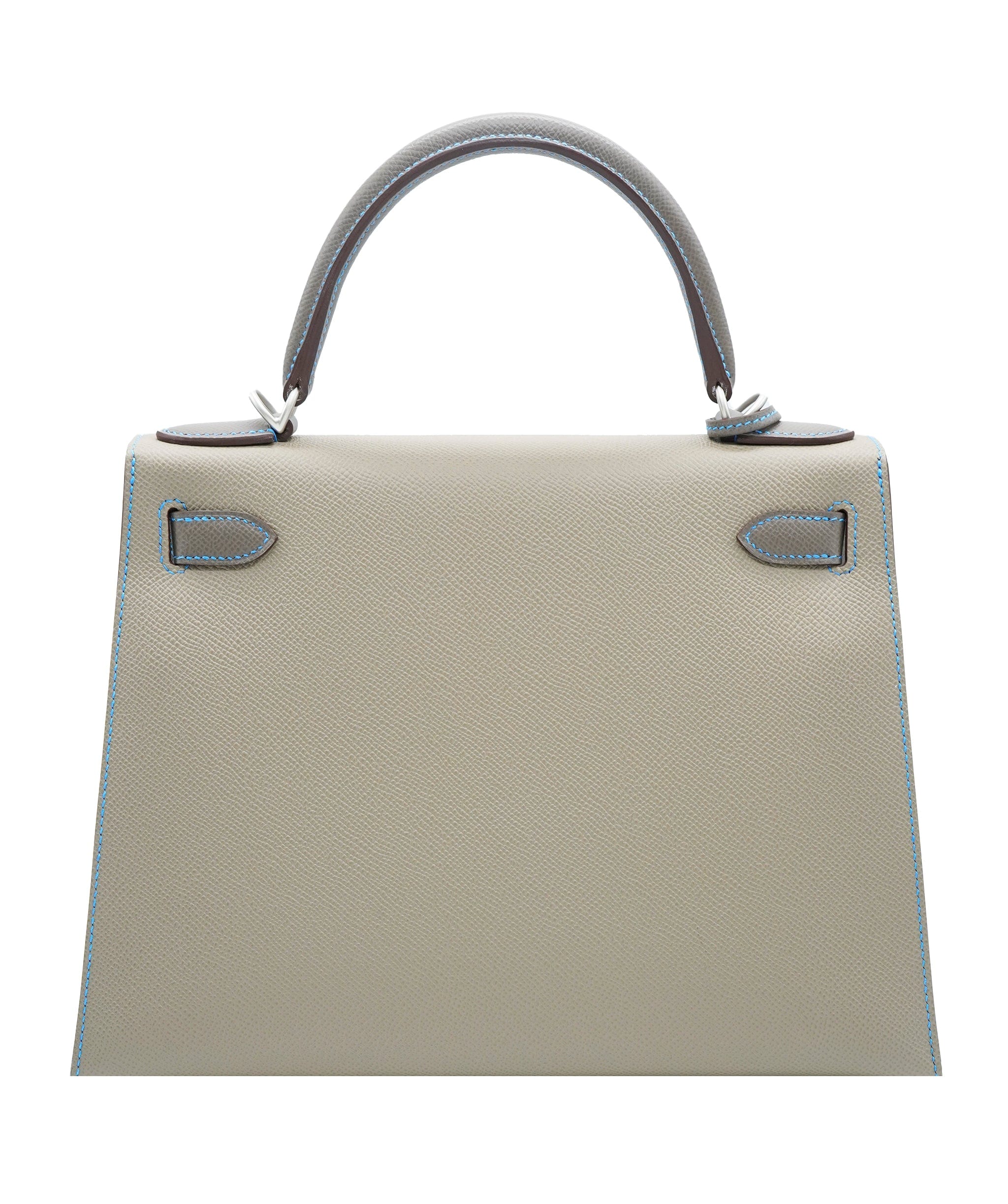 Hermes Kelly 28 Sellier HSS Etoupe (Blue Stitch) Epsom BPHW ASL10983