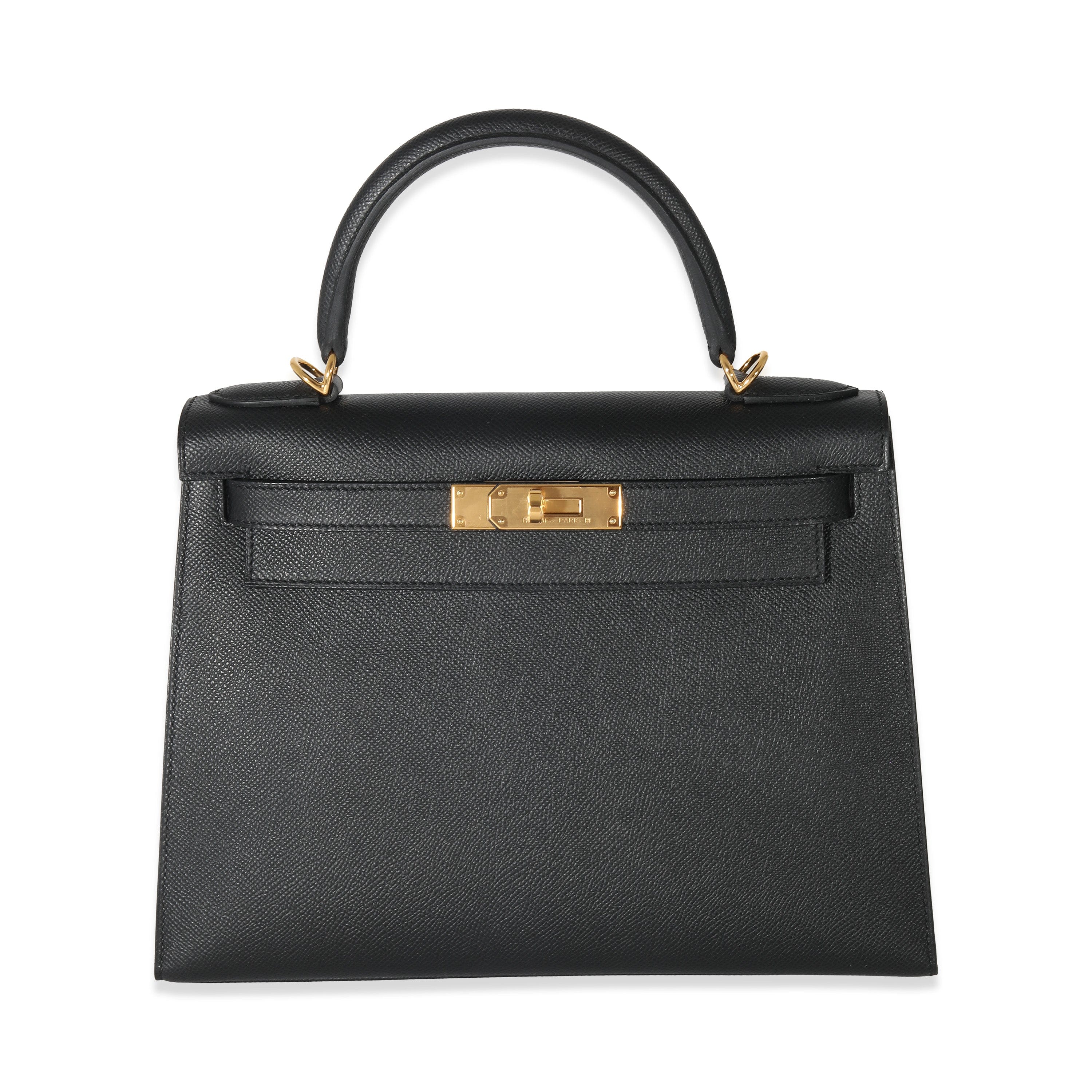 Hermès Hermes Kelly 28 Sellier In Noir Epsom Leather Gold Hardware ULC1006